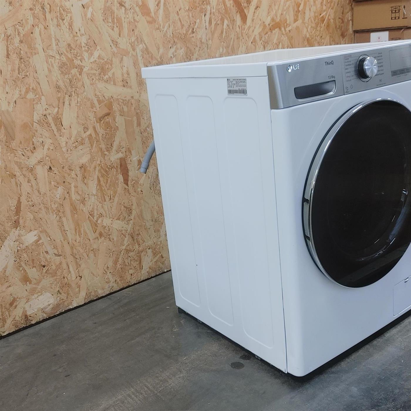 LG F4DV912H2EA lavasciuga Libera installazione Caricamento frontale Nero, Bianco E