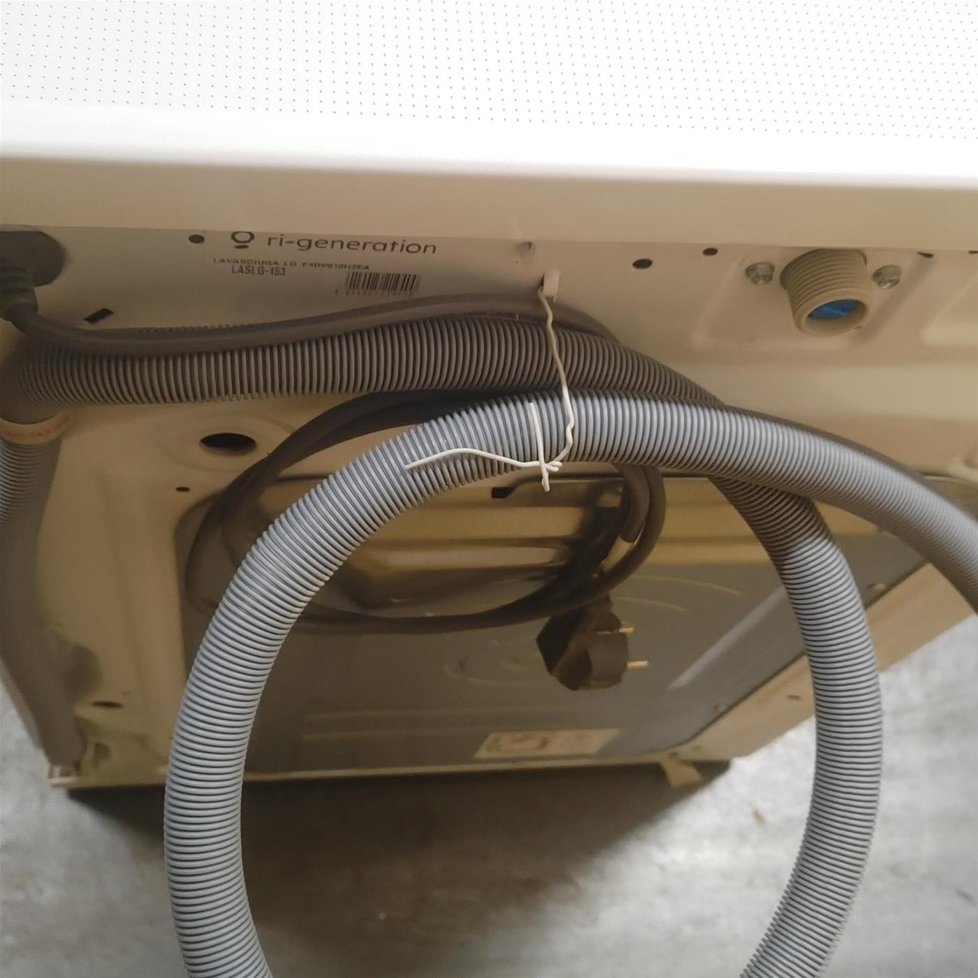 LG F4DV912H2EA lavasciuga Libera installazione Caricamento frontale Nero, Bianco E