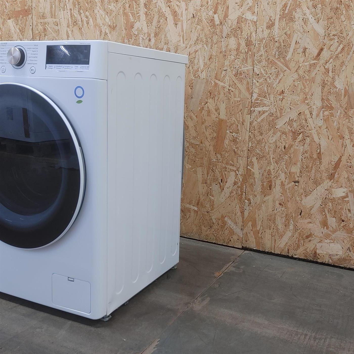 LG D4R7011TSWG lavatrice asciugatrice Libera installazione Carica frontale Nero, Bianco D