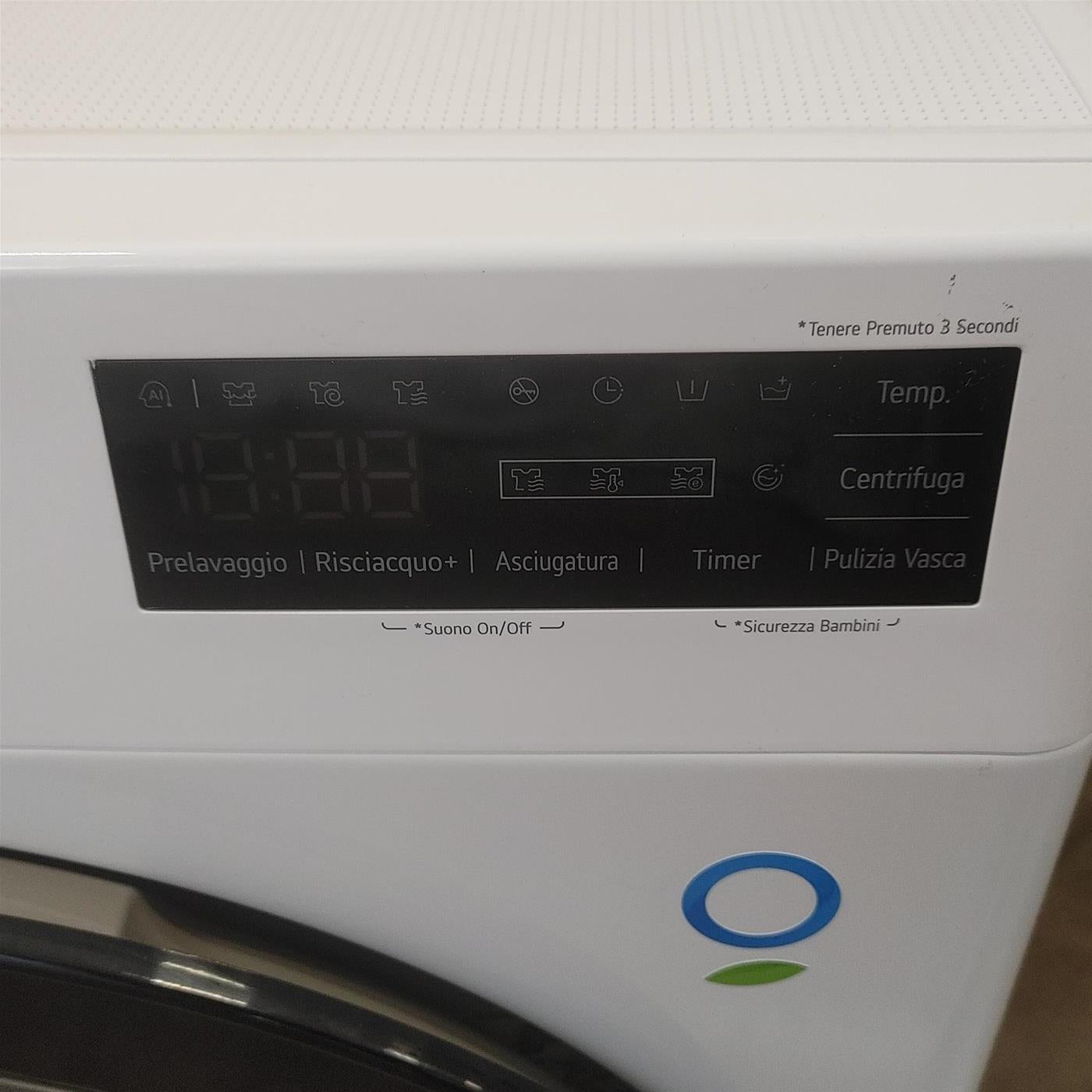 LG D4R3009NSWB Lavasciuga 9/6kg AI DD, Classe D, 1400 giri, Vapore, Eco Hybrid