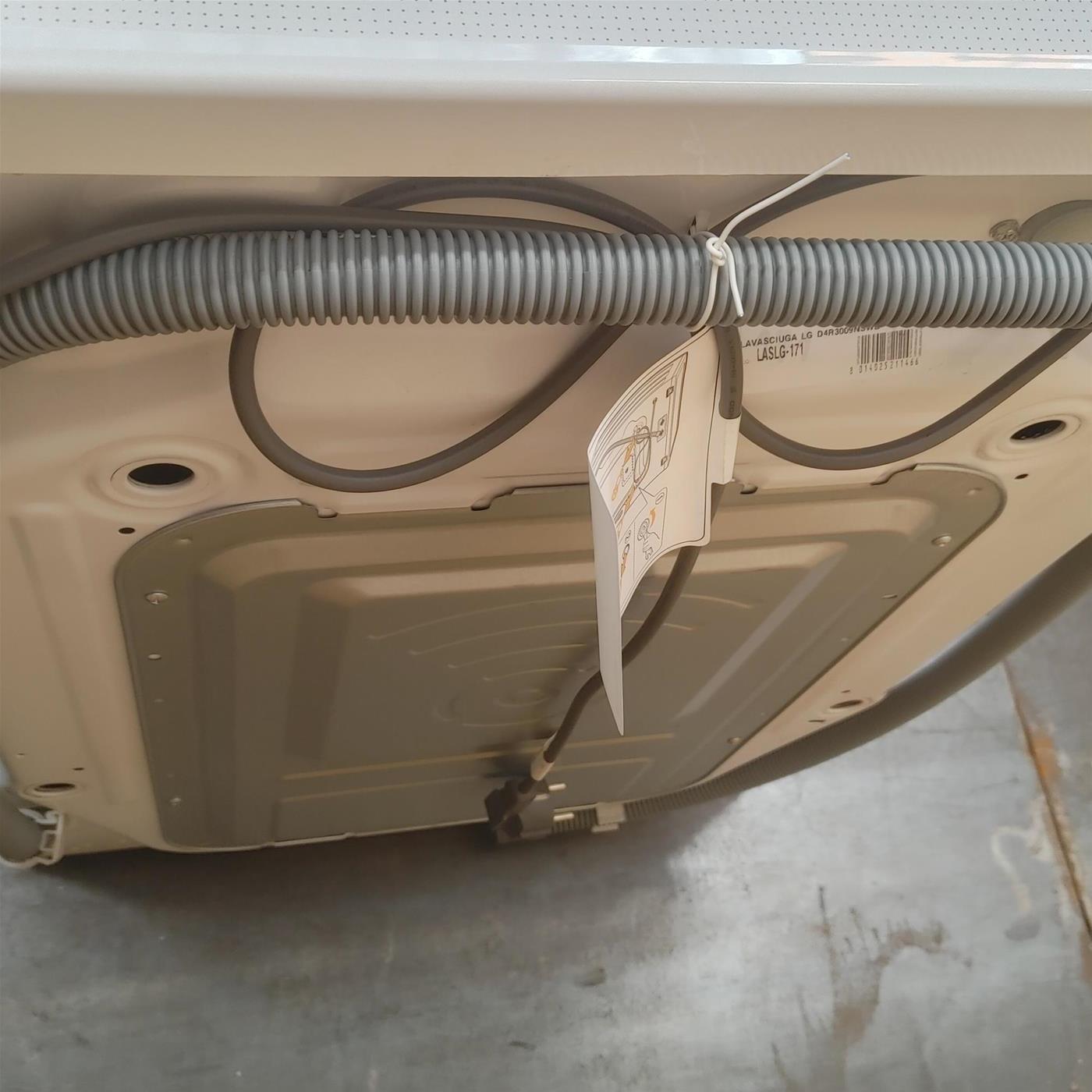 LG D4R3009NSWB Lavasciuga 9/6kg AI DD, Classe D, 1400 giri, Vapore, Eco Hybrid