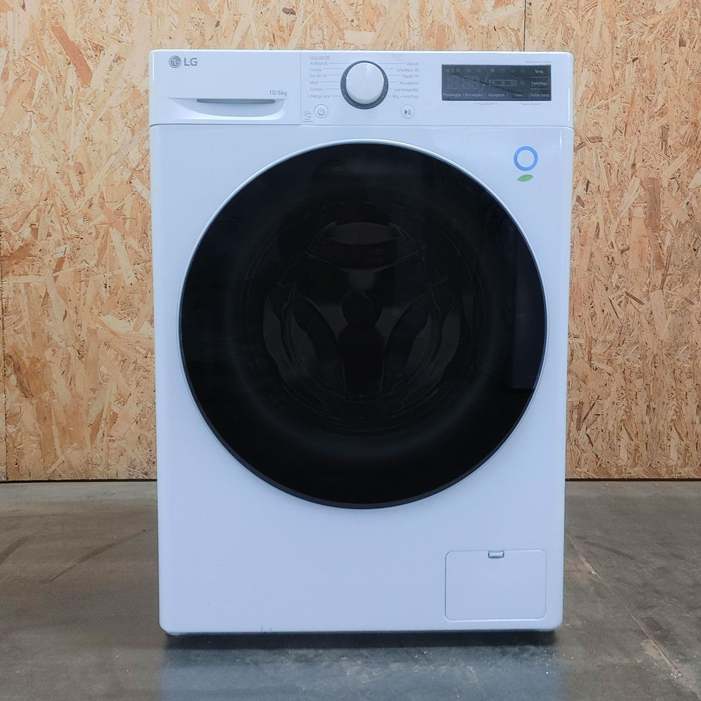 LG D4R5010TSWS lavatrice asciugatrice Libera installazione Carica frontale Bianco D