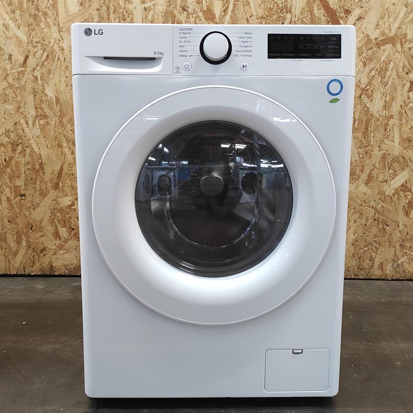 Lavasciuga intelligente LG D2R5S09TSWW Slim 9/5 Kg