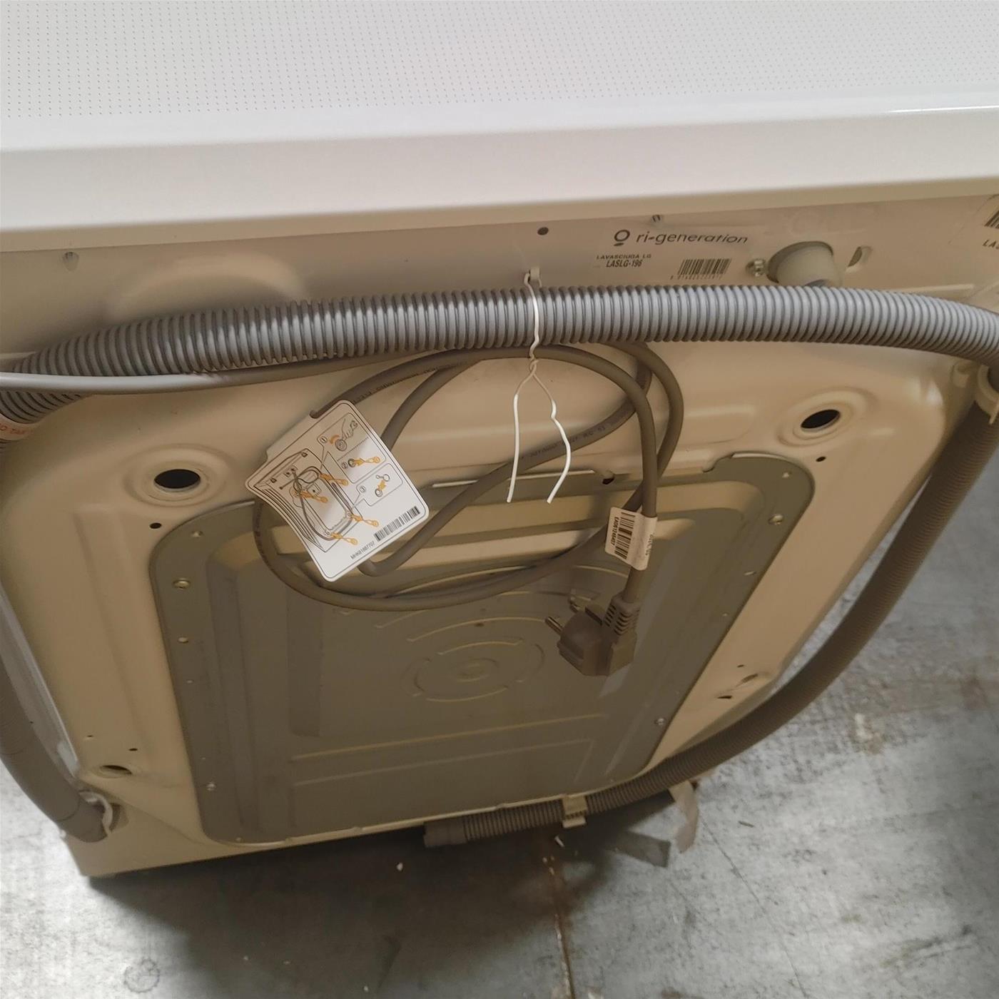 LG D2R5S09TSWW lavatrice asciugatrice Libera installazione Carica frontale Bianco E