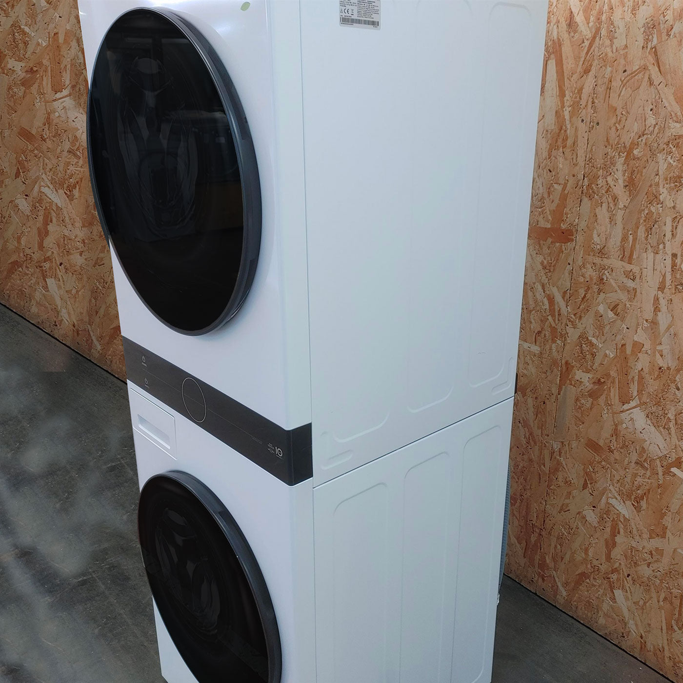 LG WT1210WWF lavatrice asciugatrice Libera installazione Carica frontale Bianco A