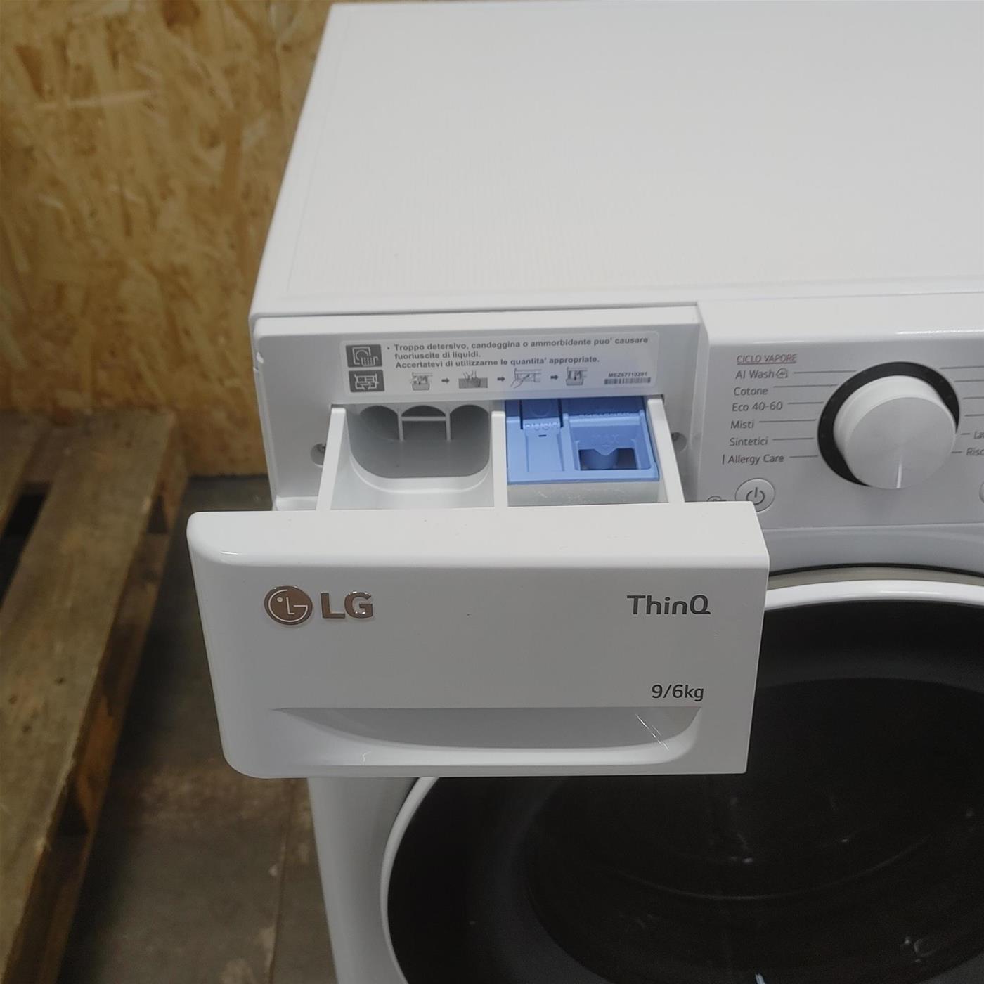 Lavasciuga LG D4R3009NSWW 9/6kg AI DD