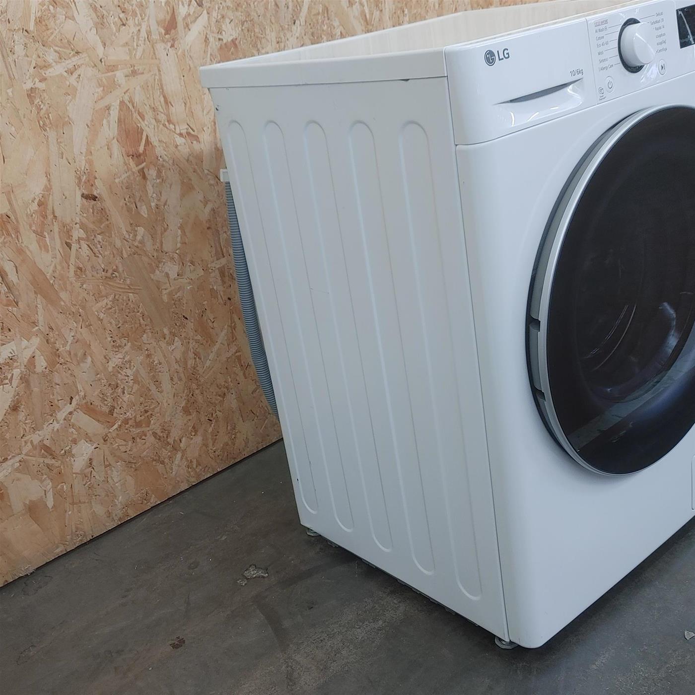 LG D4R5010TSWS lavatrice asciugatrice Libera installazione Carica frontale Bianco D