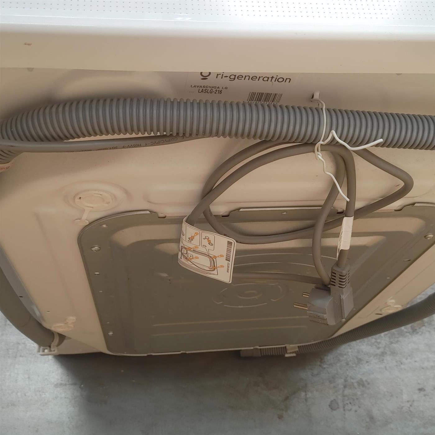 LG D4R5010TSWS lavatrice asciugatrice Libera installazione Carica frontale Bianco D