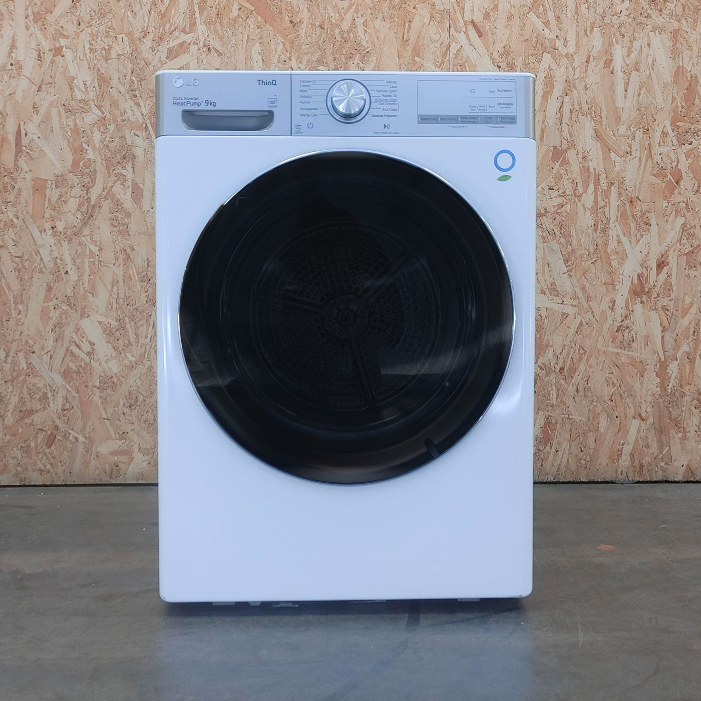 Asciugatrice LG RH90V9AV2QR Libera installazione Caricamento frontale 9 kg A+++ Bianco