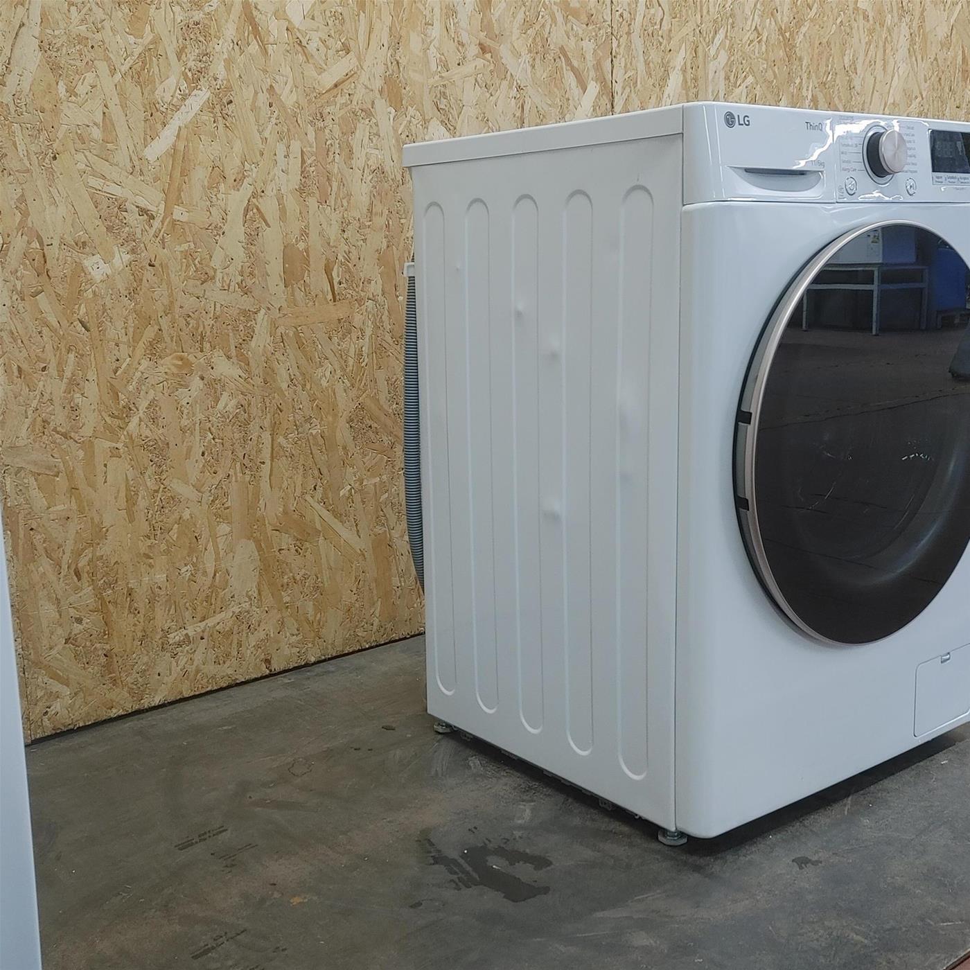 LG D4R7011TSWG lavasciuga Libera installazione Caricamento frontale Nero, Bianco D