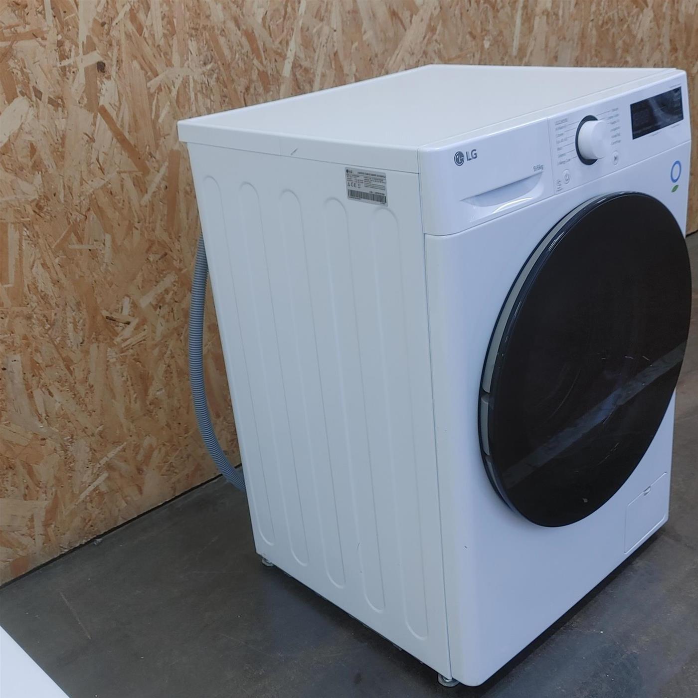 LG D4R3009NSWW Lavasciuga 9/6kg AI DD, Classe D, 1400 giri, Vapore, Eco Hybrid