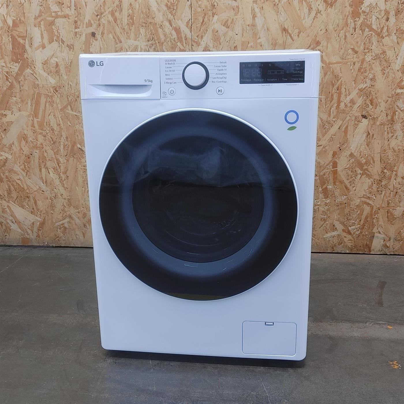 Lavasciuga slim LG D2R5S09TSWW 9/5Kg AI DD