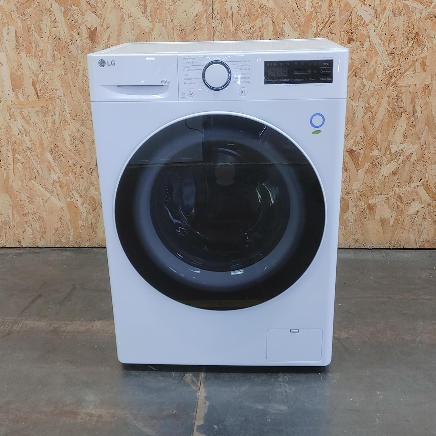 Lavasciuga slim LG D2R5S09TSWW 9/5Kg AI DD