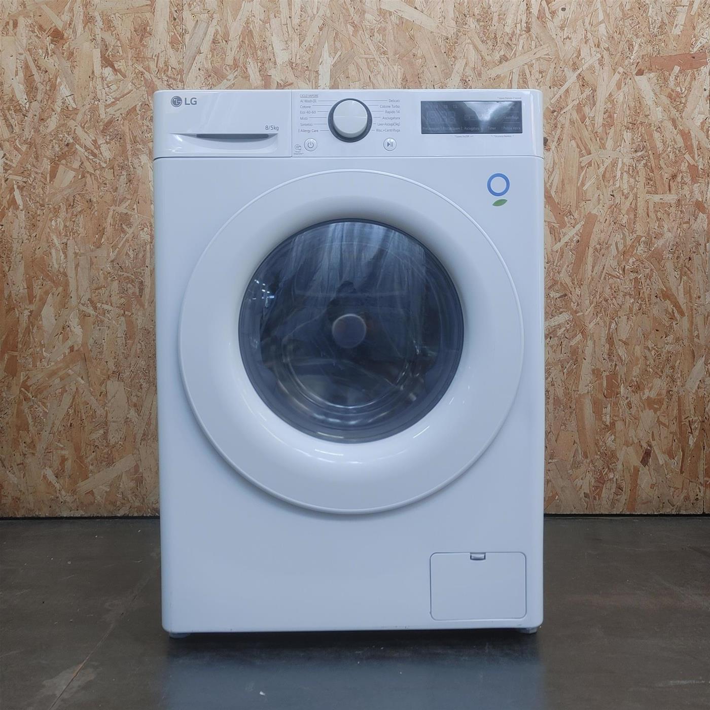 Lavasciuga slim LG D2R3S08NSWW 8/5 Kg AI DD