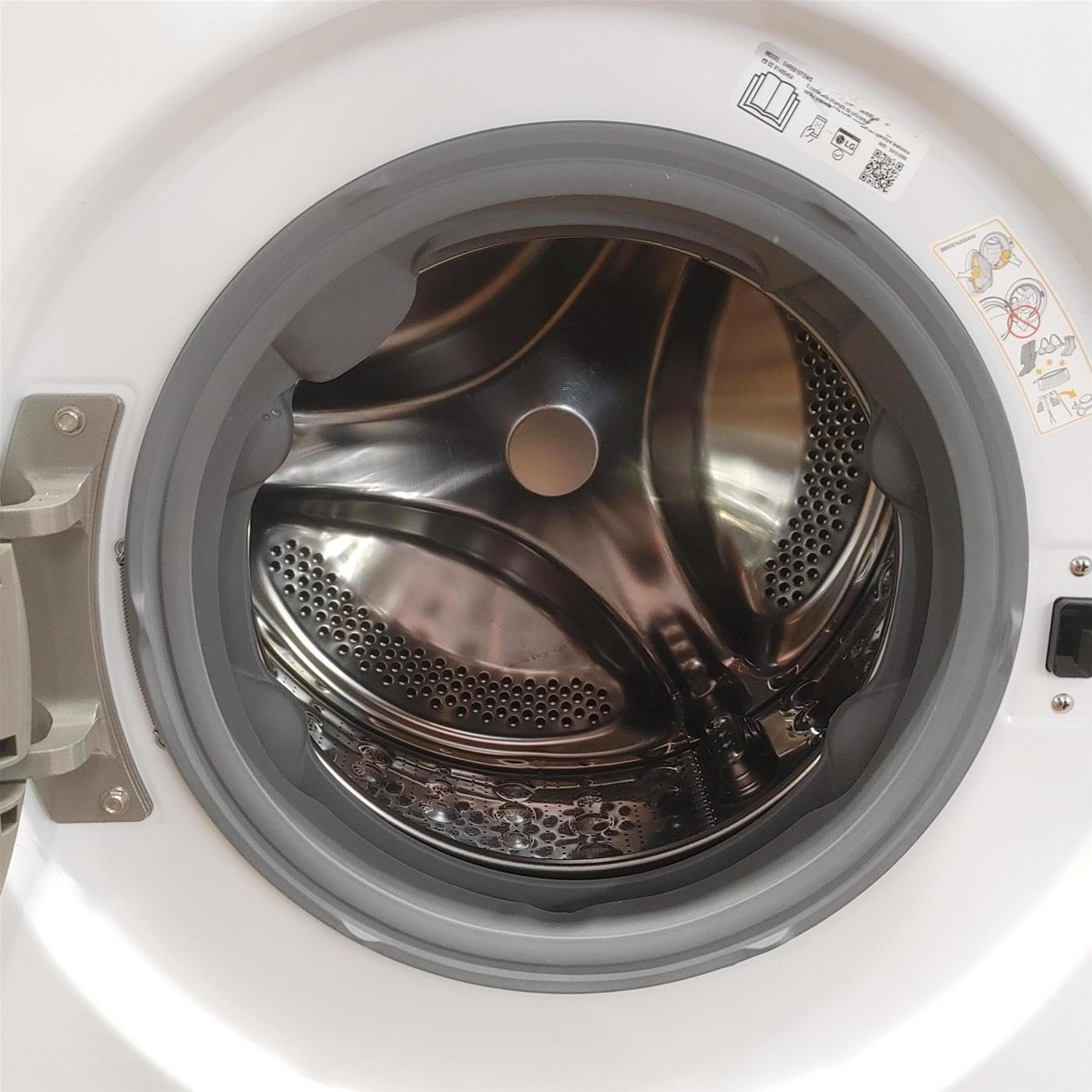 Lavasciuga LG D4R5010TSWS Serie R5 AI DD TurboWash 360, Eco Hybrid 10/6kg