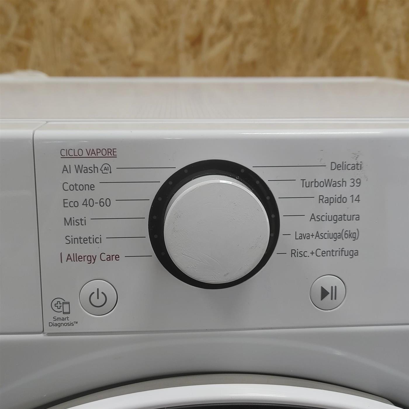 Lavasciuga LG D4R5010TSWS Serie R5 AI DD TurboWash 360, Eco Hybrid 10/6kg