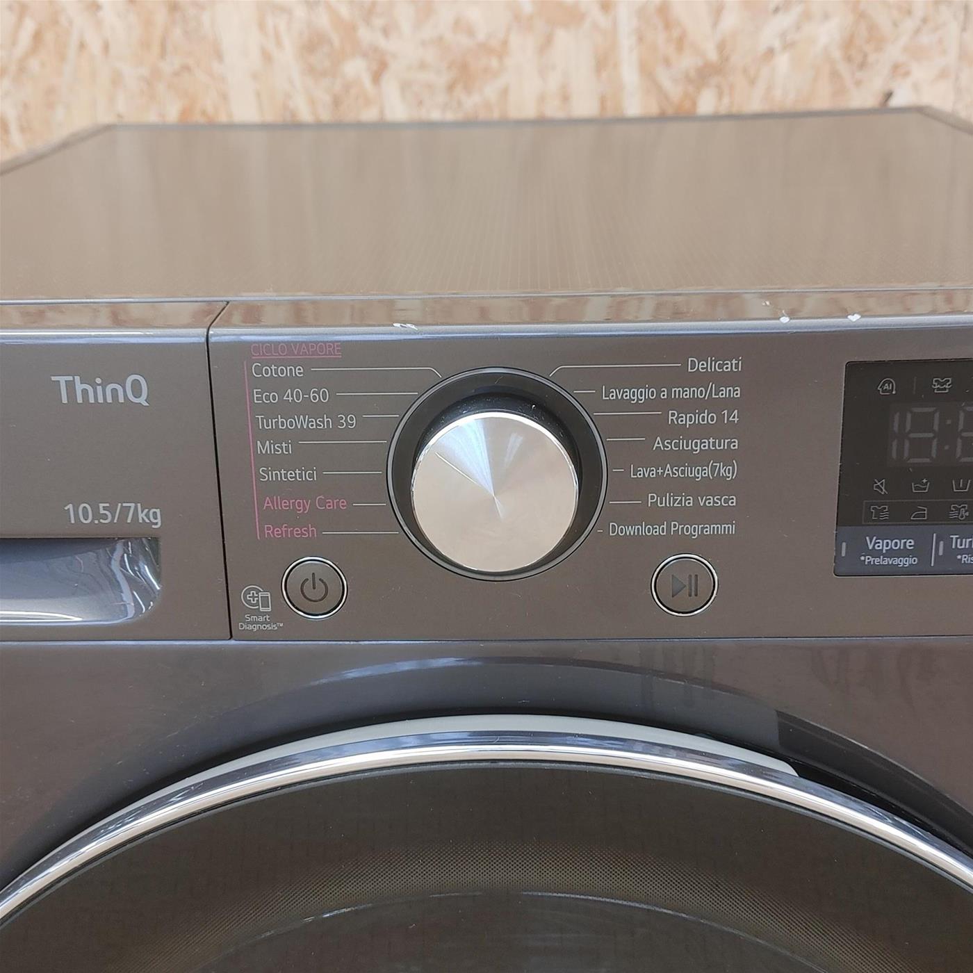Lavasciuga Intelligente LG F4DV710H2SE 10,5/7 Kg