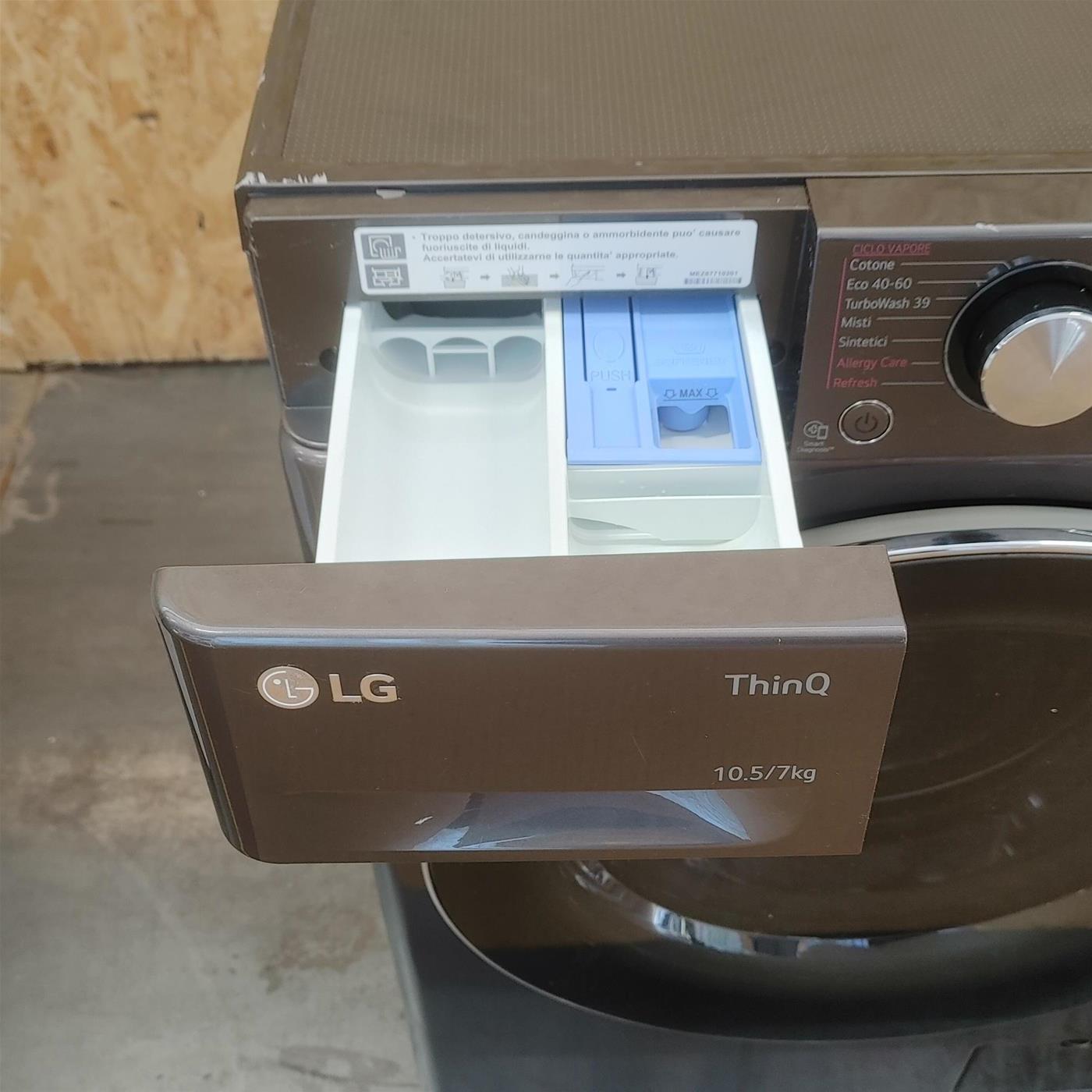 Lavasciuga Intelligente LG F4DV710H2SE 10,5/7 Kg