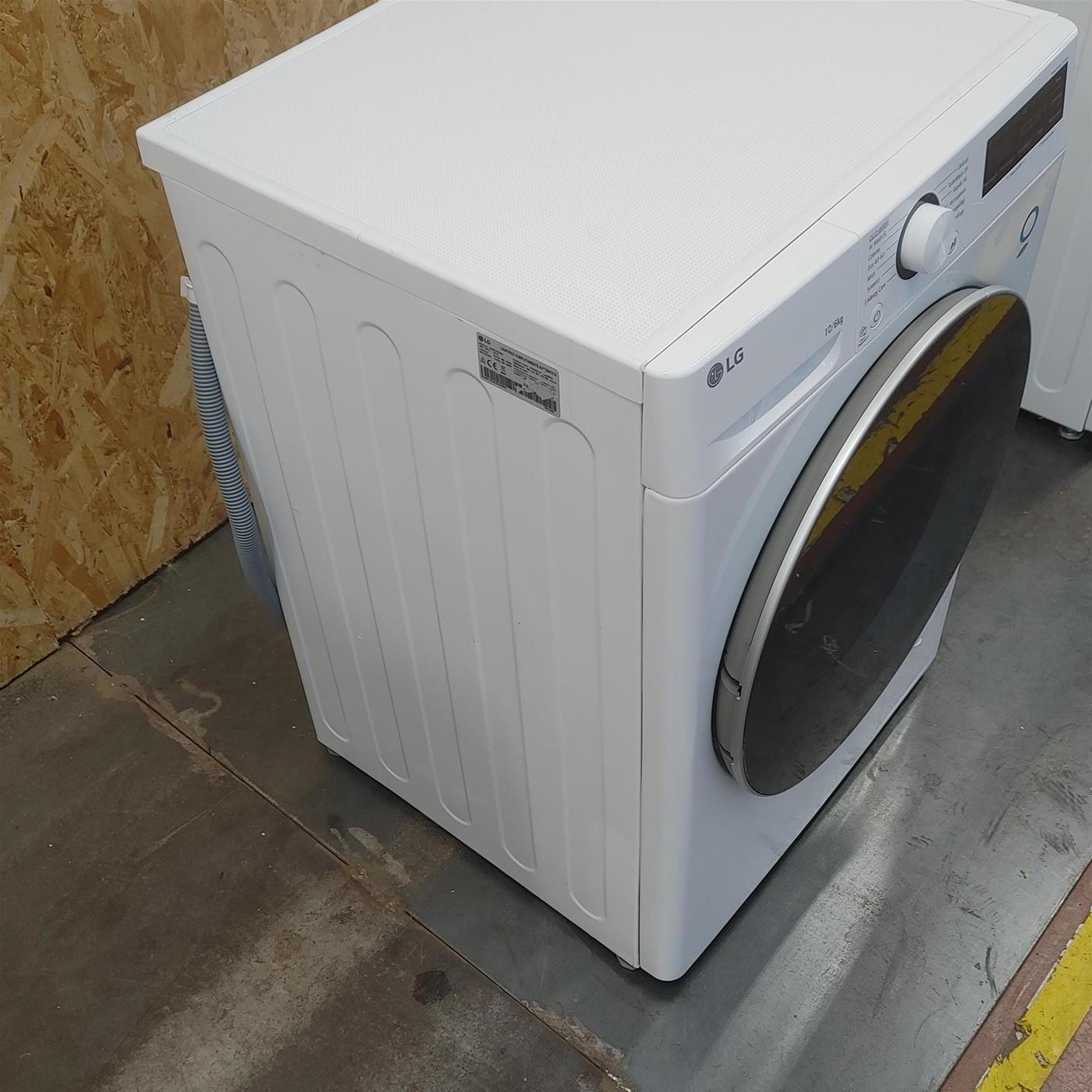 Lavasciuga LG D4R5010TSWS AI DD, TurboWash 360, Vapore, 10/6kg