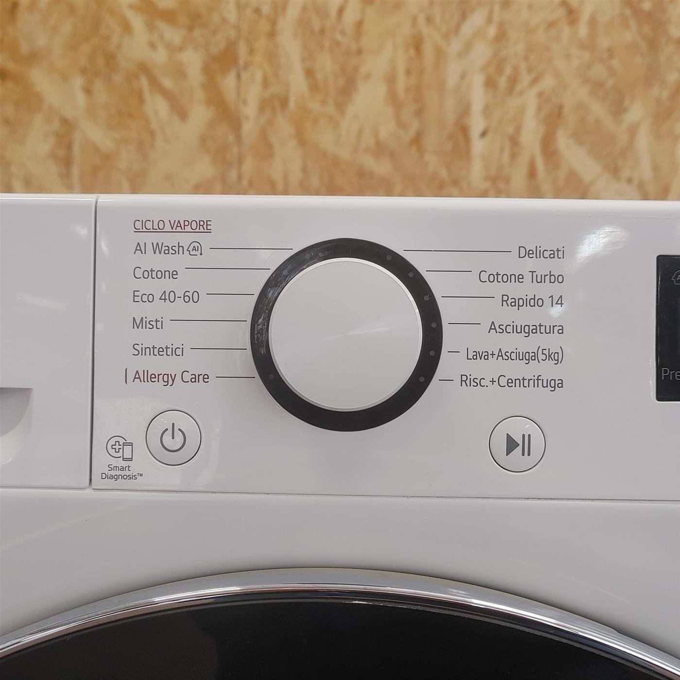 Lavasciuga intelligente LG D4R5010TSWS Serie R5 10/6 Kg