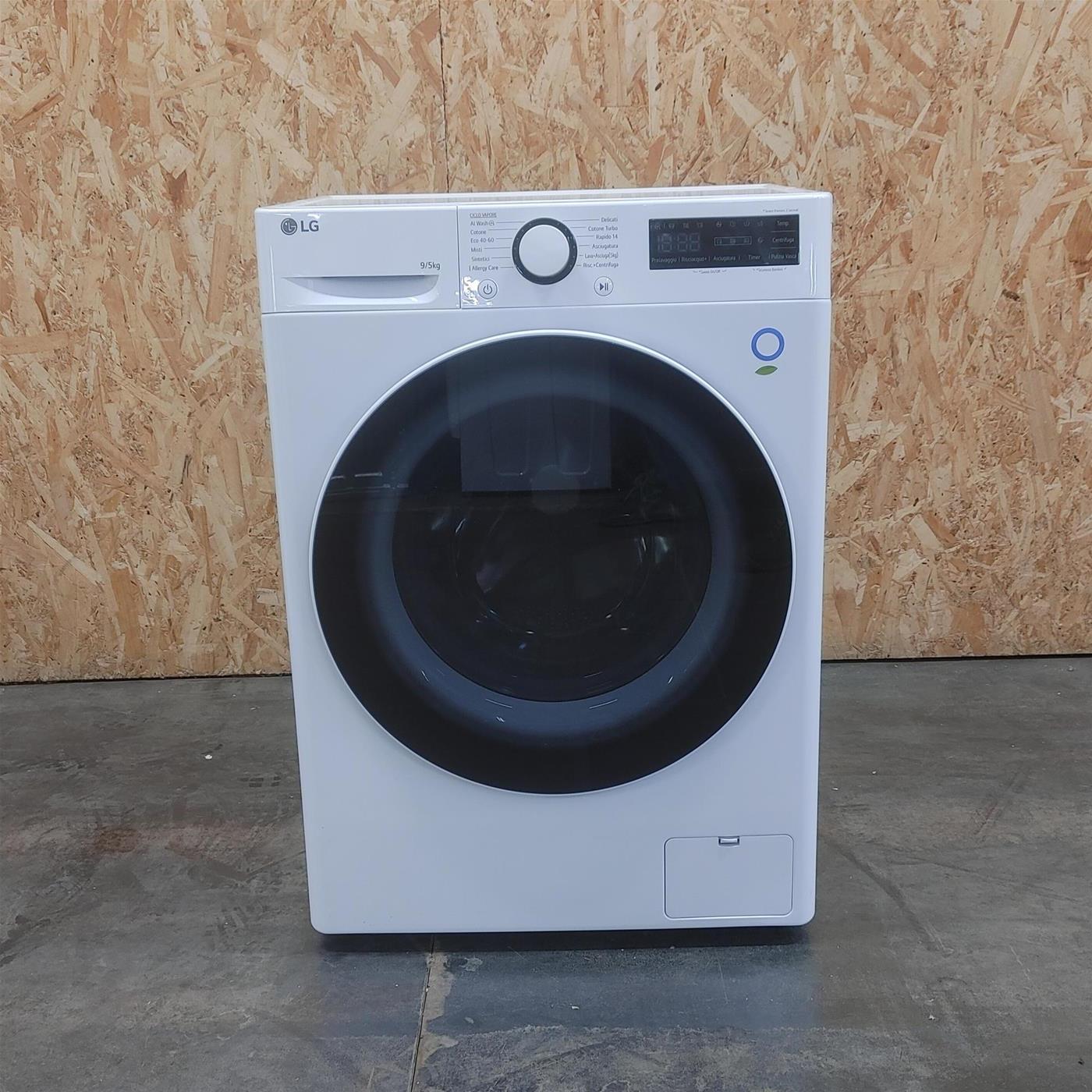 Lavasciuga intelligente LG D2R5S09TSWW Slim 9/5 Kg