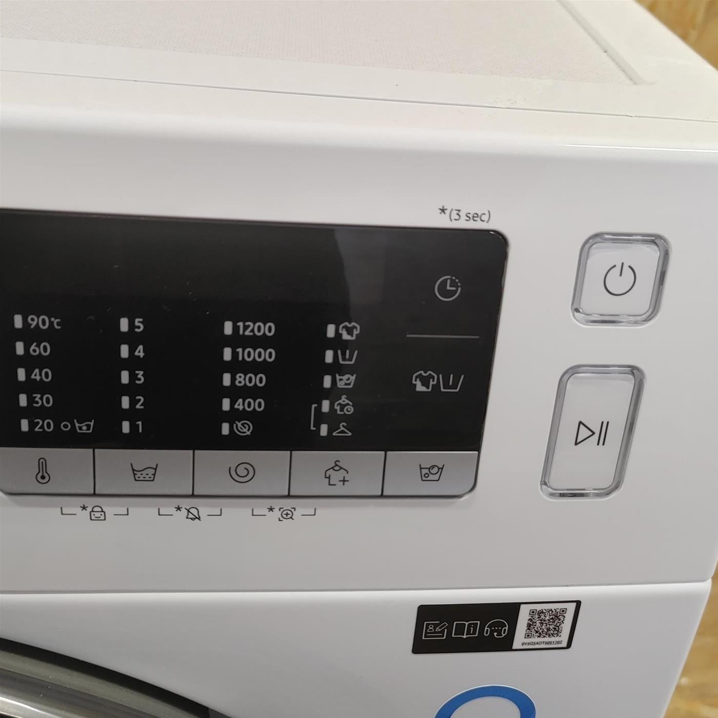 Lavasciuga Samsung WD8NK52E0AW Libera installazione Caricamento frontale Bianco F