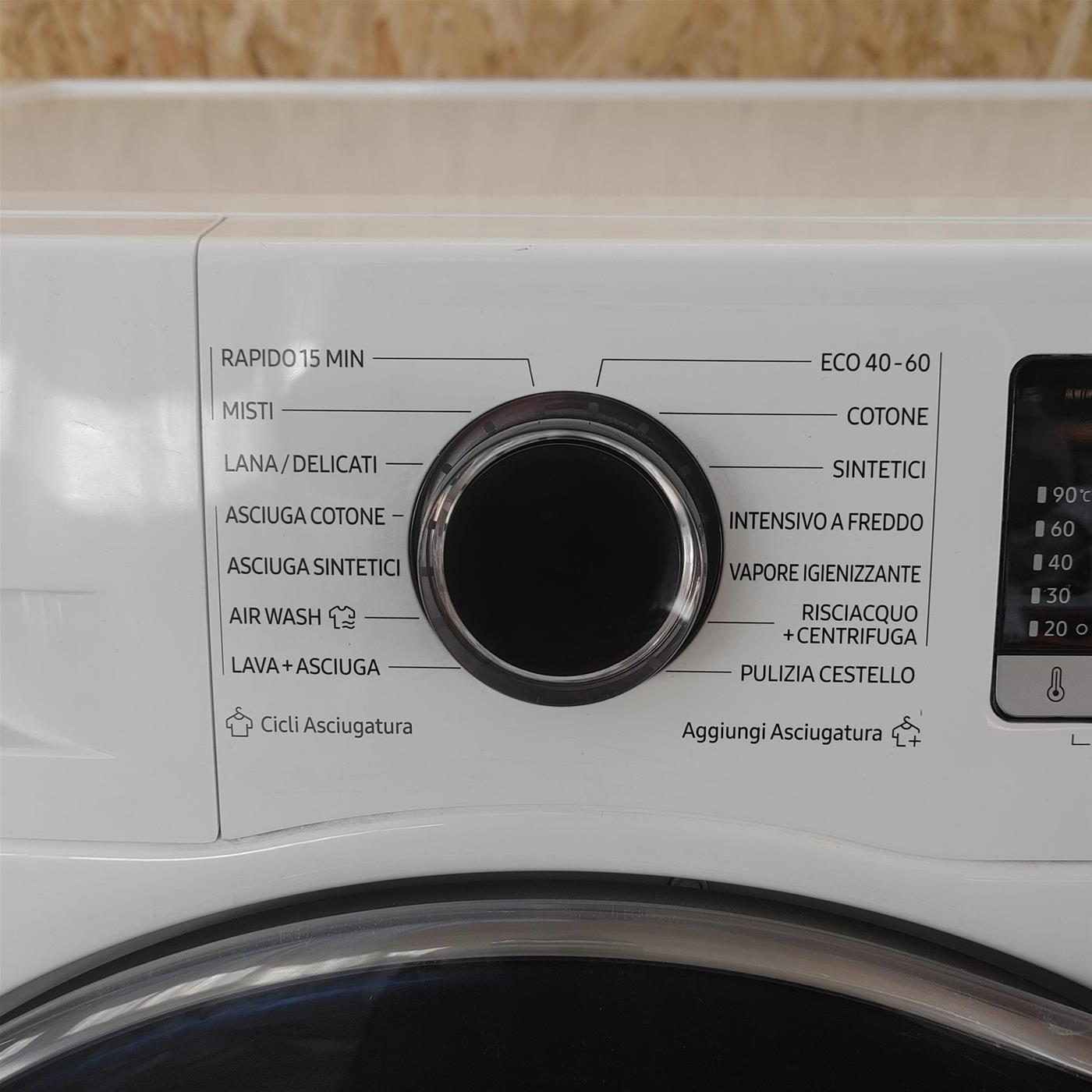 Samsung WD8NK52E0AW lavasciuga Libera installazione Caricamento frontale Bianco F