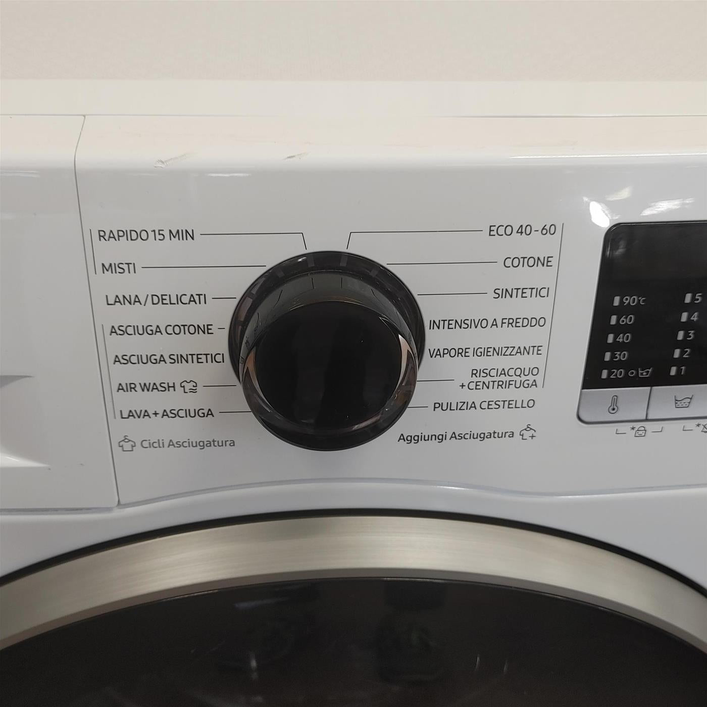 Samsung WD90TA046BE lavatrice asciugatrice Libera installazione Carica frontale Bianco E