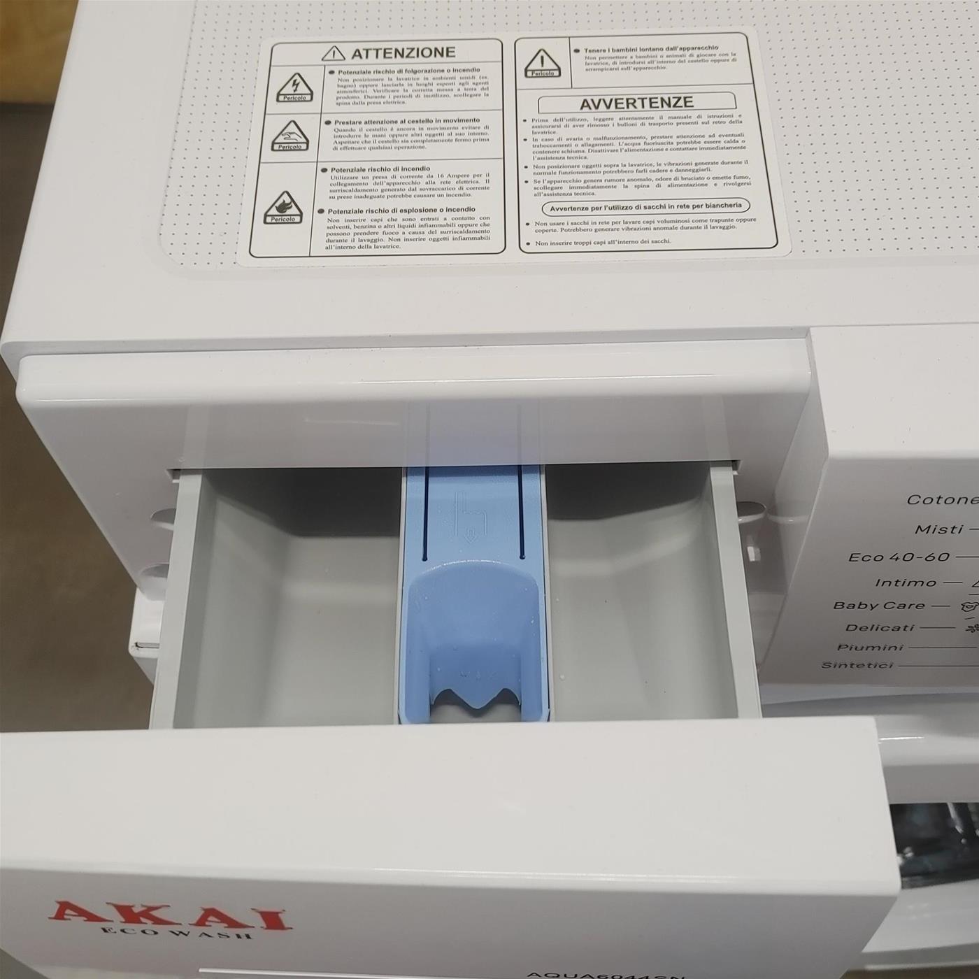 AKAI Lavatrice AQUA6044SN 6 Kg