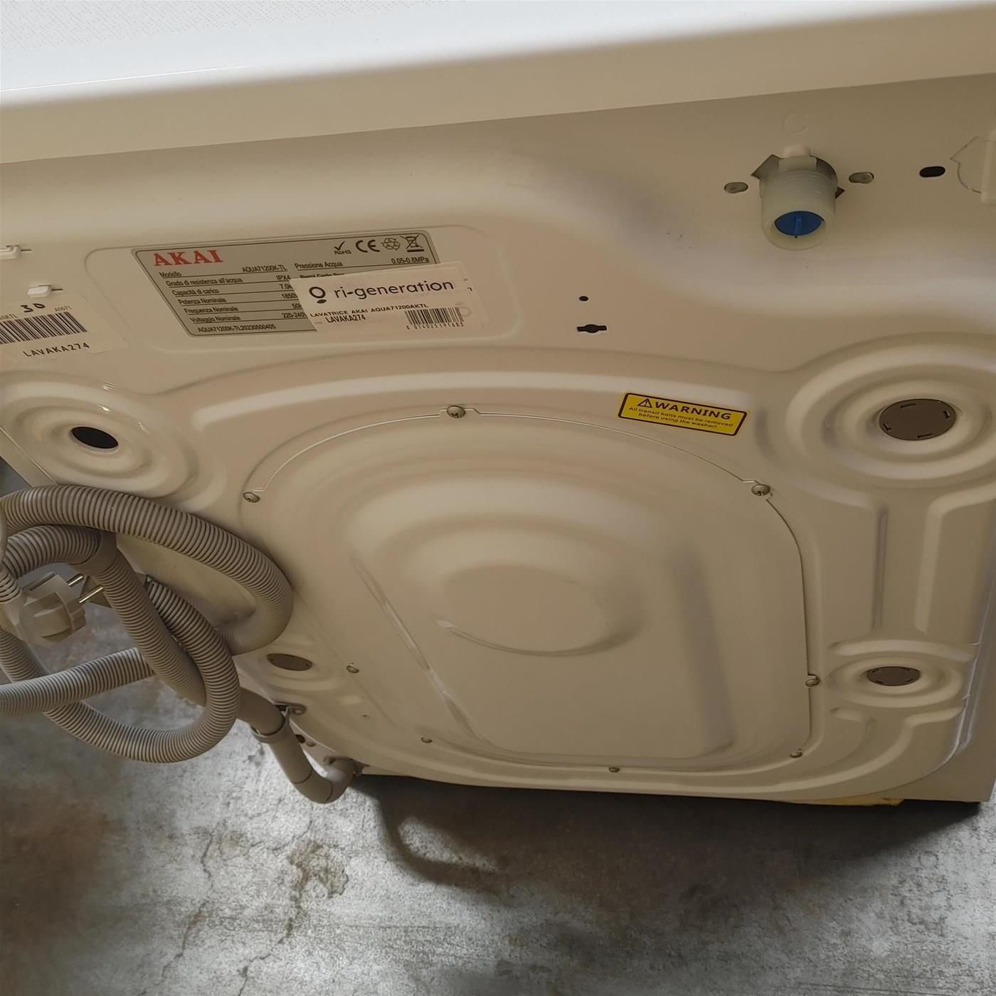 AKAI AQUA71200AKTL LAVATRICE 7KG 1200 GIRI CLASSE A