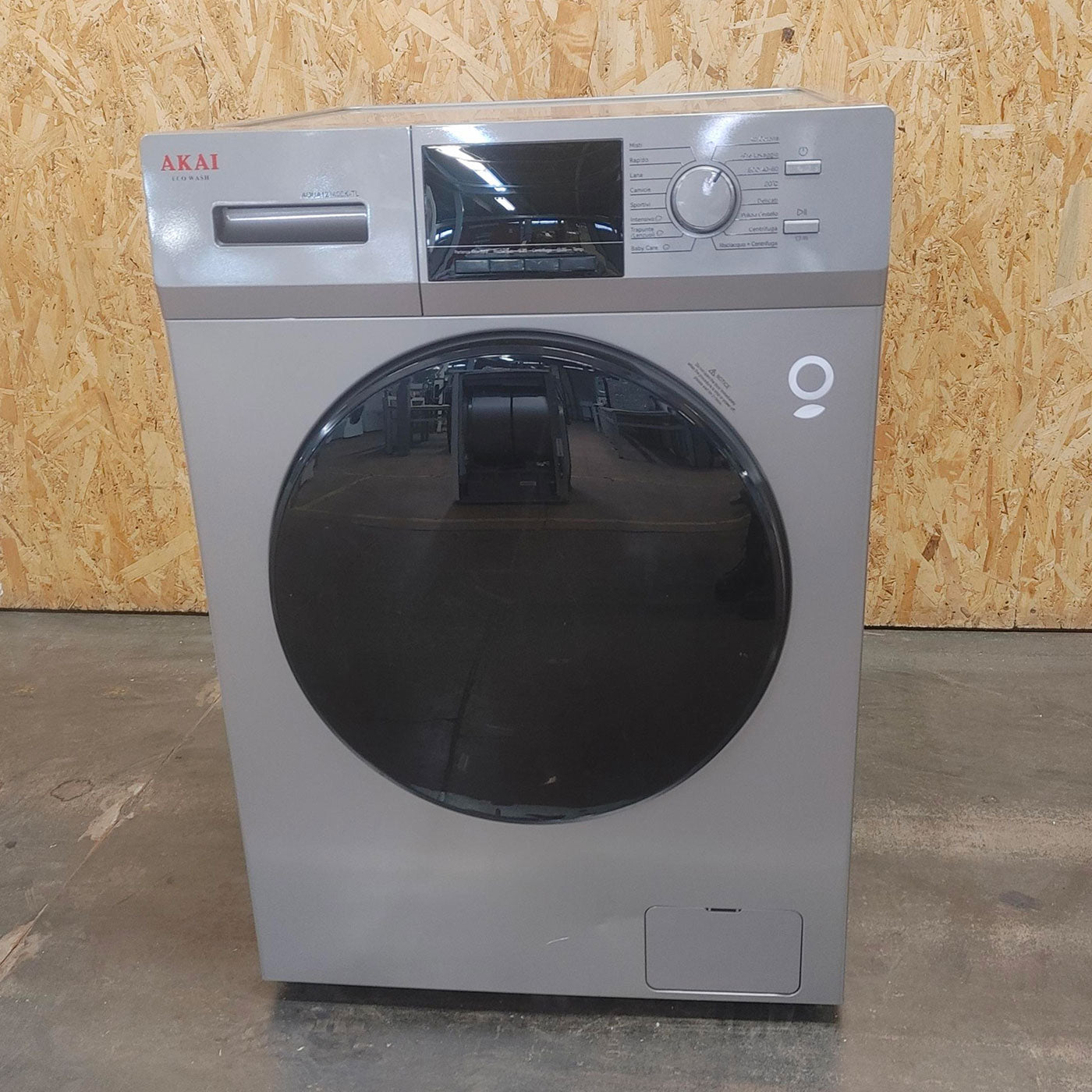 AKAI Lavatrice AQUA121400KTL Silver 12 Kg