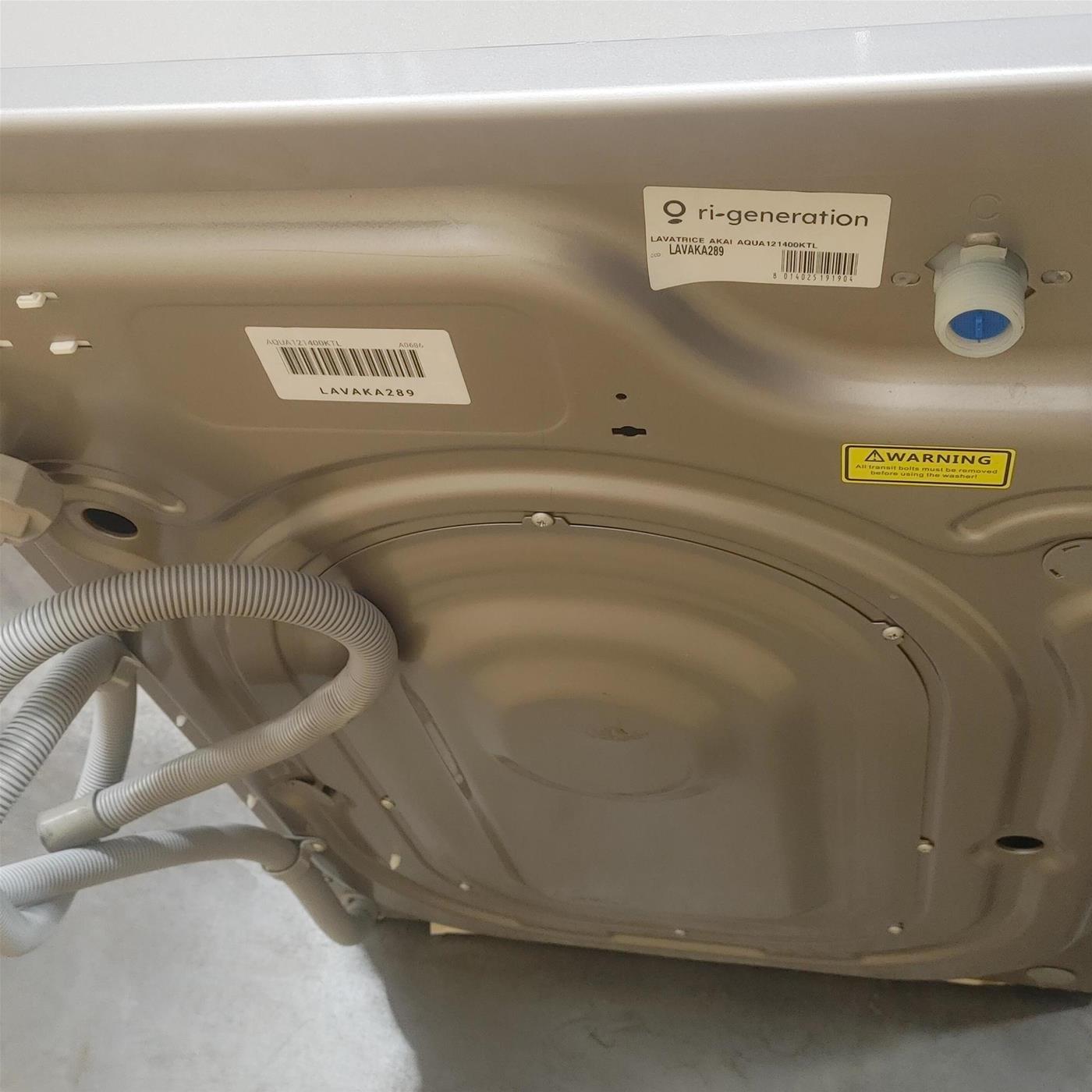 AKAI Lavatrice AQUA121400KTL Silver 12 Kg