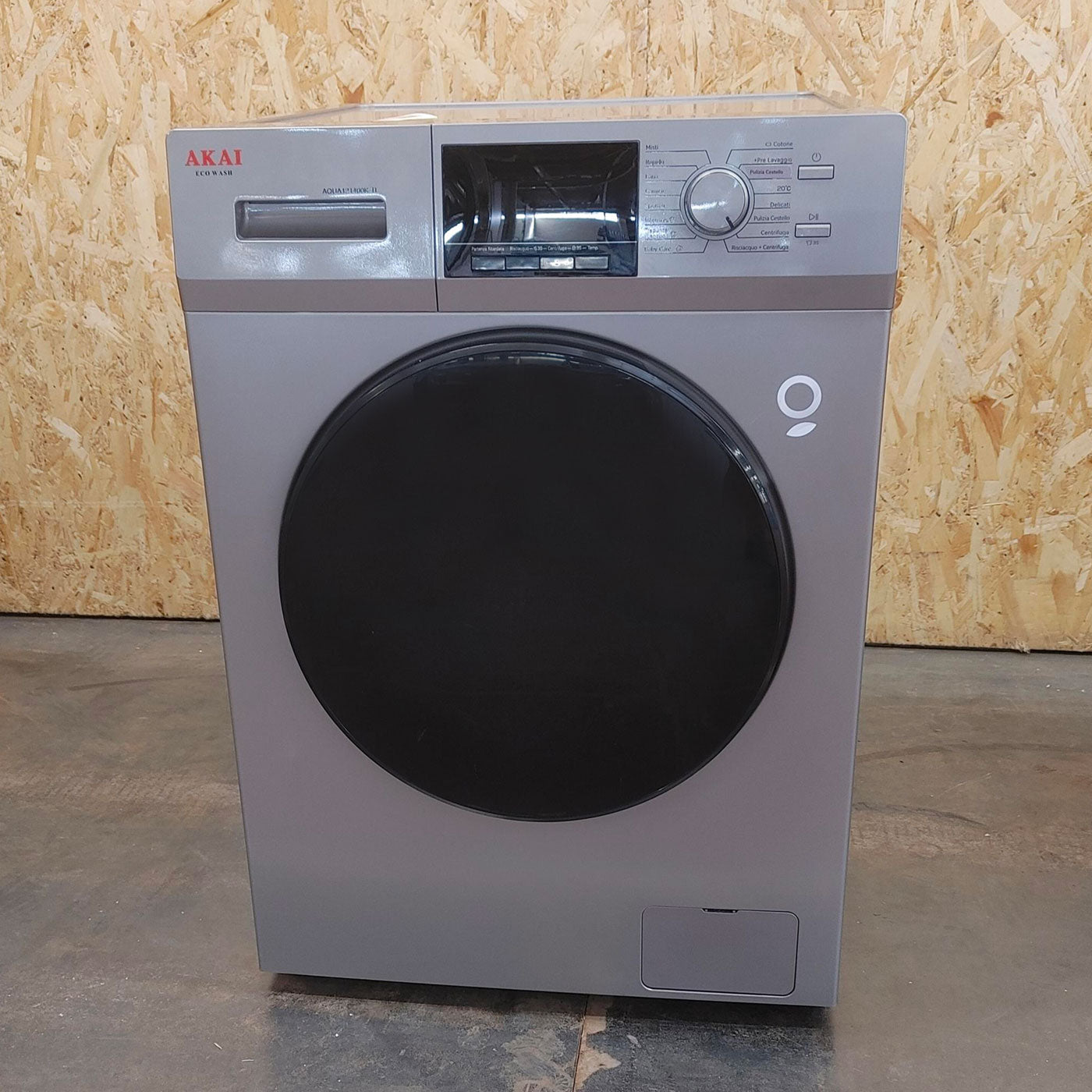 AKAI Lavatrice AQUA121400KTL Silver 12 Kg (c