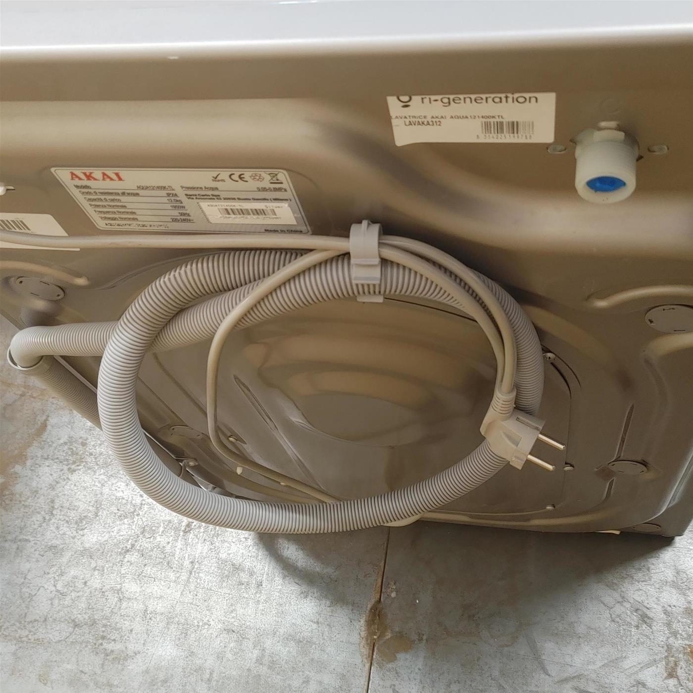 AKAI Lavatrice AQUA121400KTL Silver 12 Kg (c