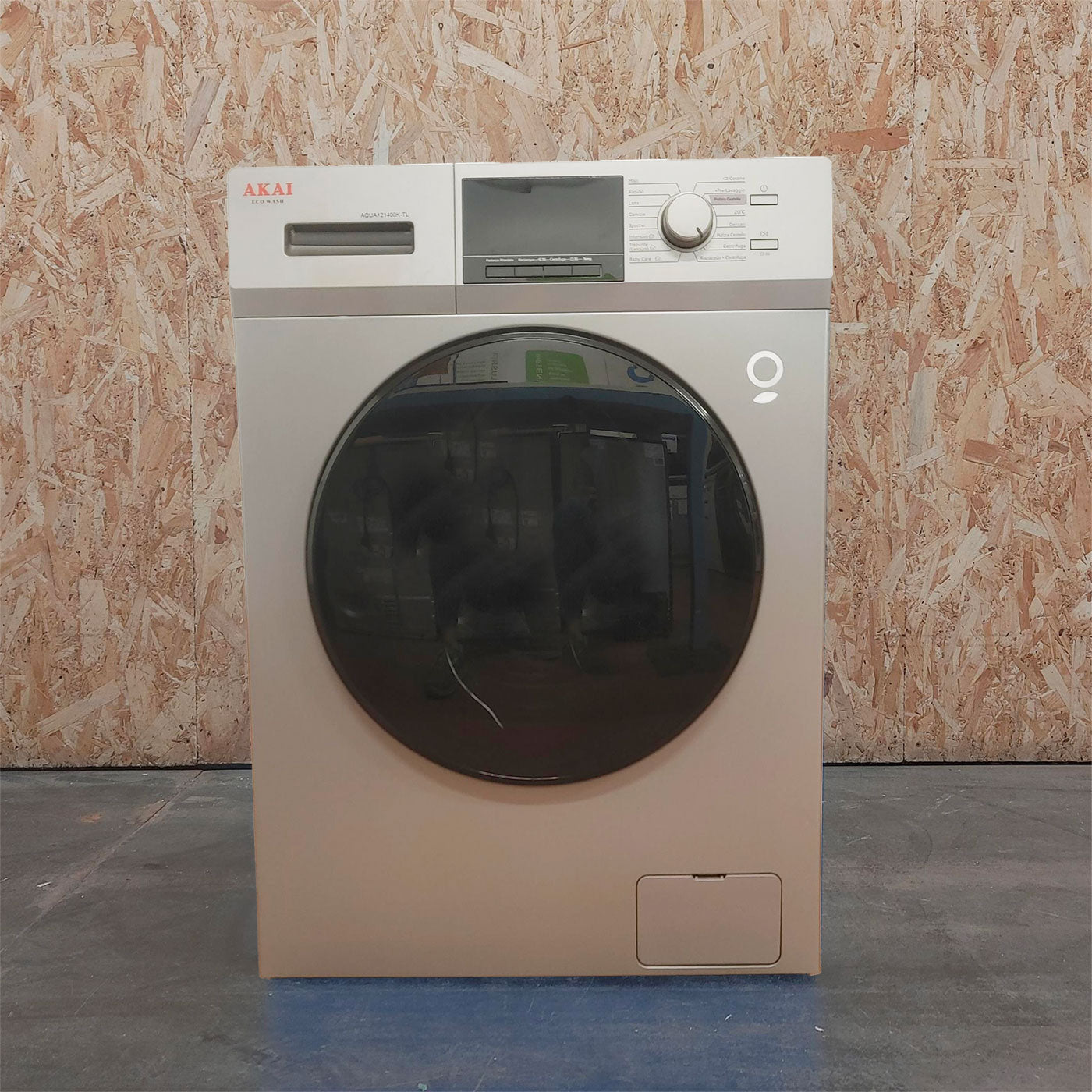 AKAI Lavatrice AQUA121400KTL Silver 12 Kg