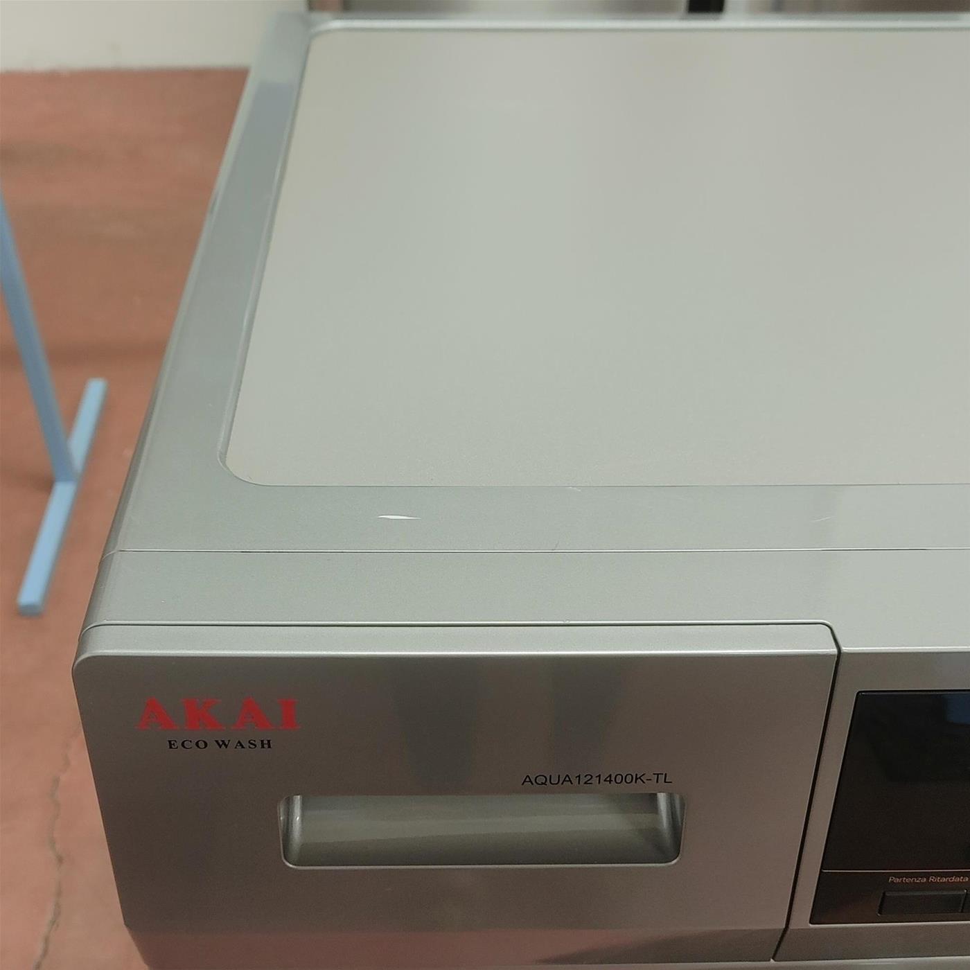 AKAI Lavatrice AQUA121400KTL Silver 12 Kg