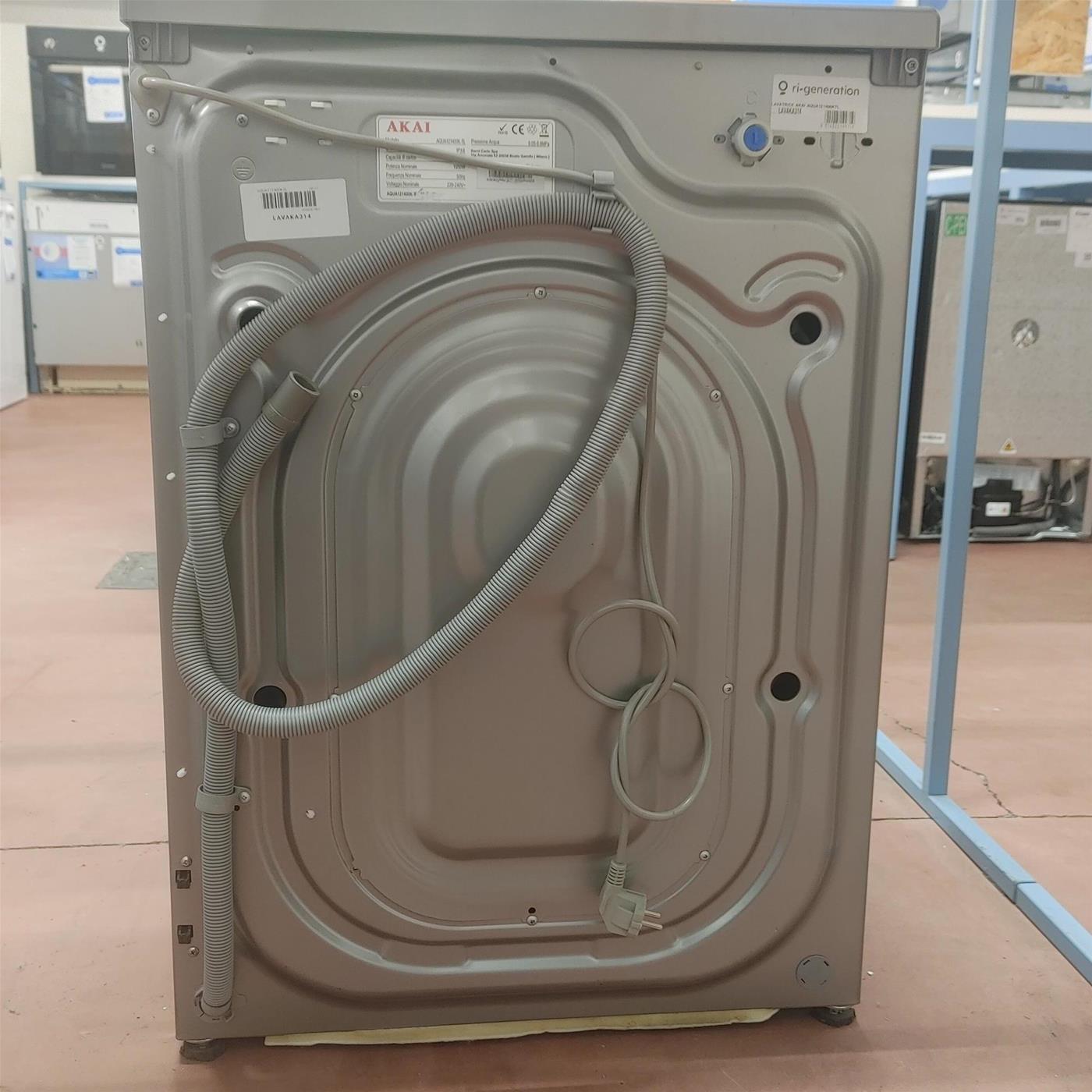 AKAI Lavatrice AQUA121400KTL Silver 12 Kg