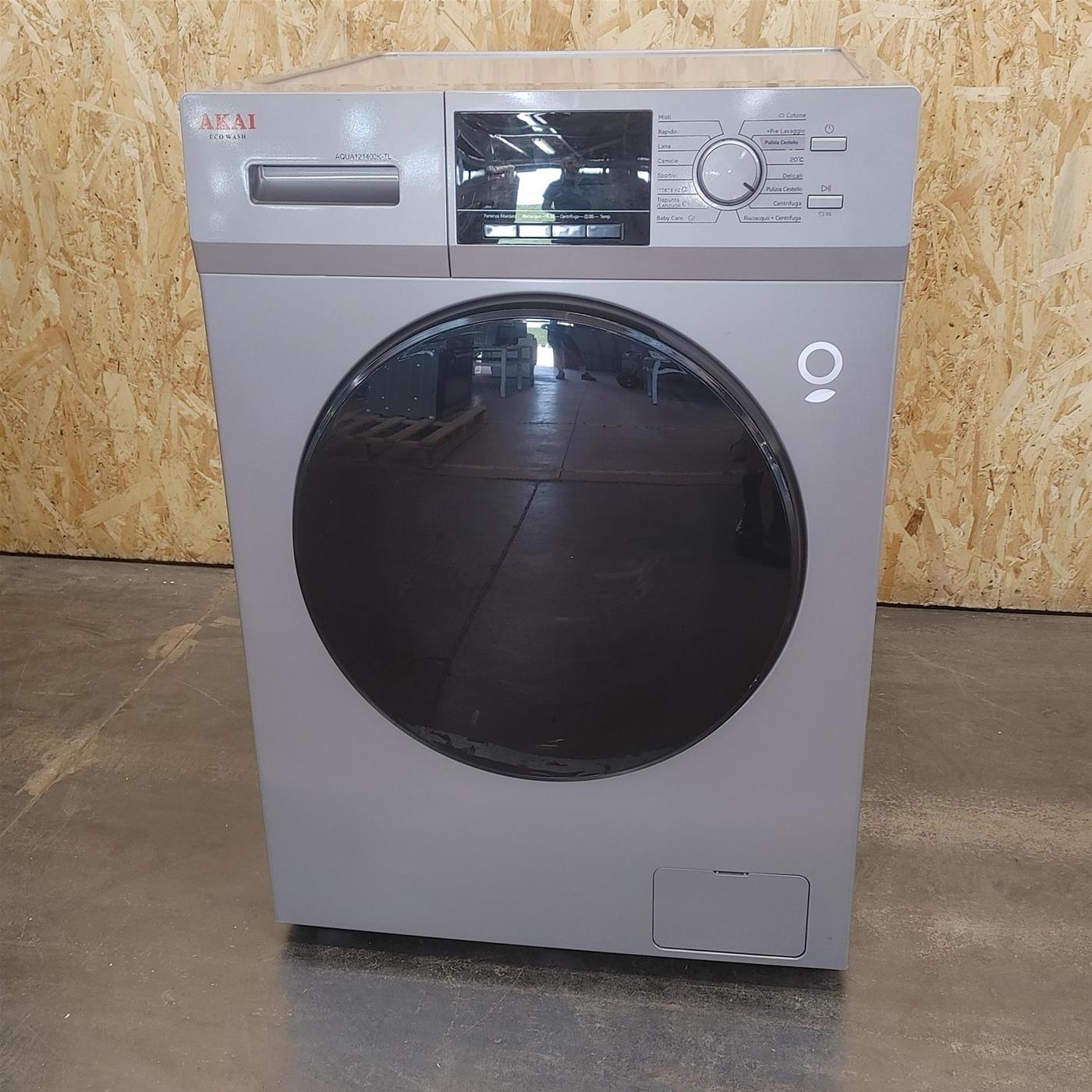 AKAI Lavatrice AQUA121400KTL Silver 12 Kg (