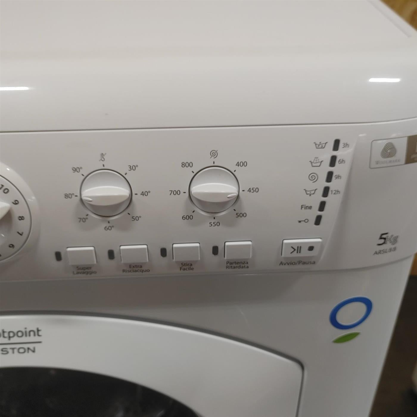 Hotpoint Ariston ARSL 108 lavatrice Caricamento frontale 5 kg 1000 Giri/min Bianco