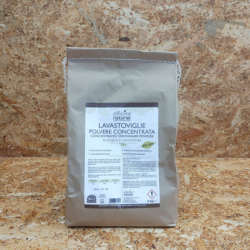 Detersivo lavastoviglie ecologico in polvere