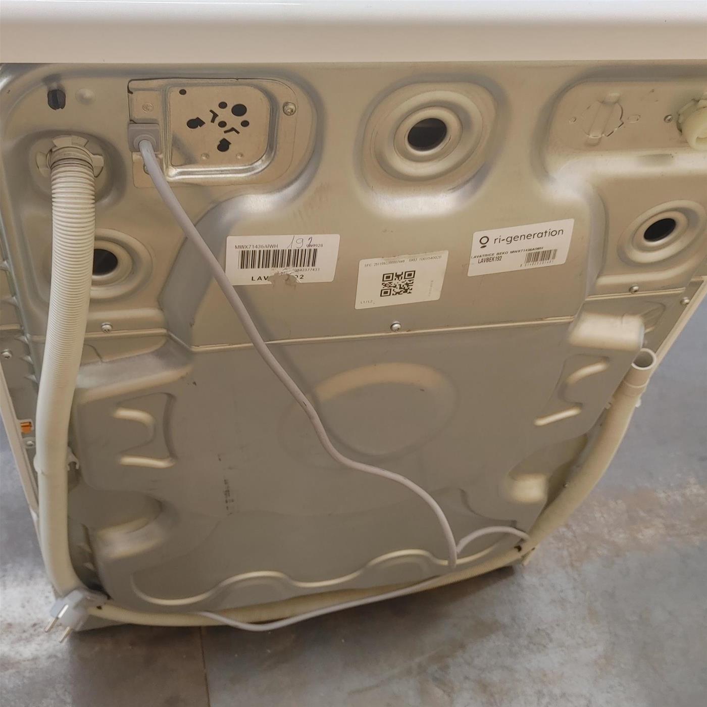 Beko WUX71486AI-IT lavatrice Caricamento frontale 7 kg 1400 Giri/min Bianco