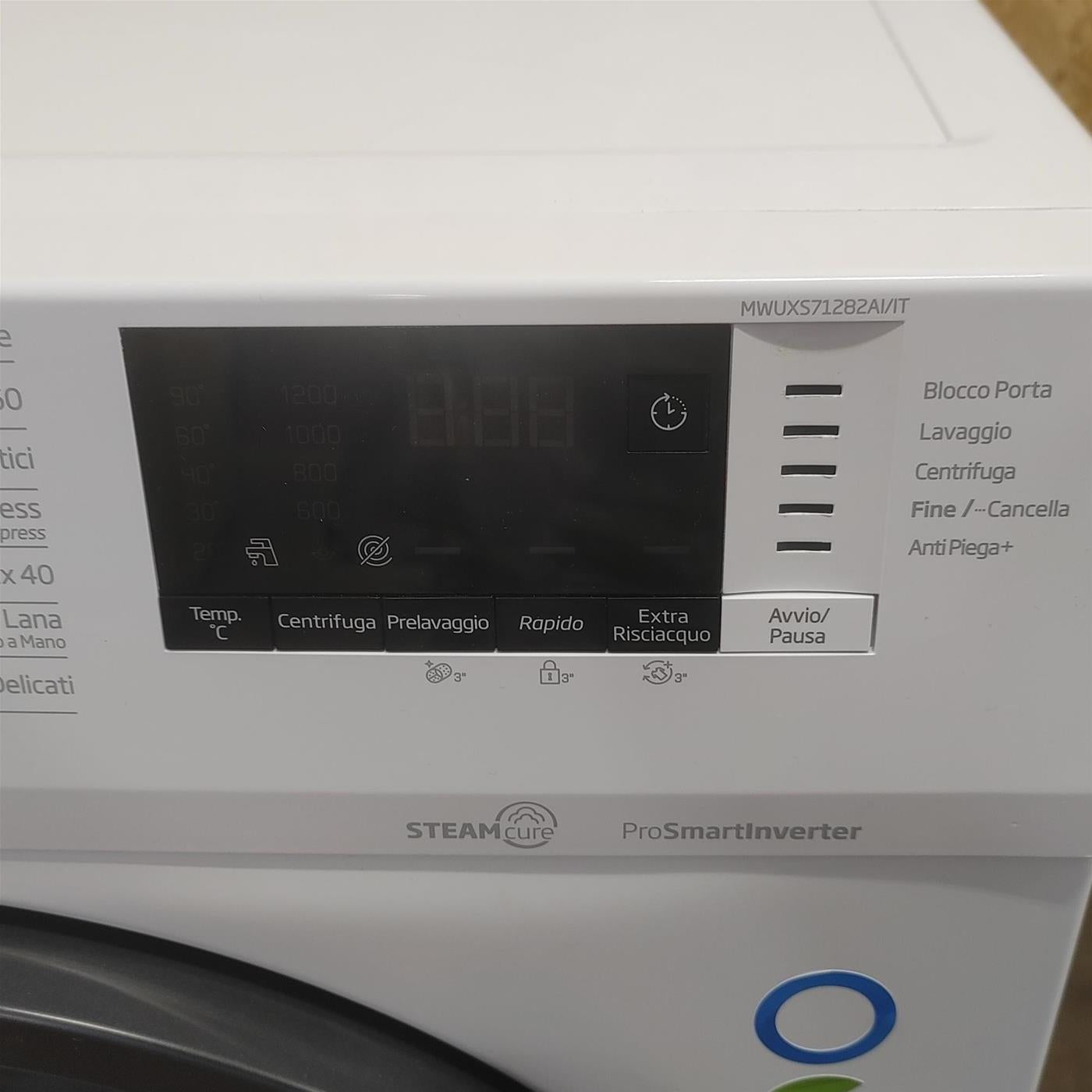 BEKO MWUXS71282AI/IT LAVATRICE, Caricamento frontale, 7 kg
