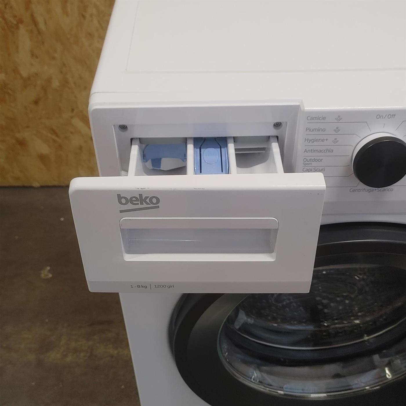 BEKO MWUXS71282AI/IT LAVATRICE, Caricamento frontale, 7 kg