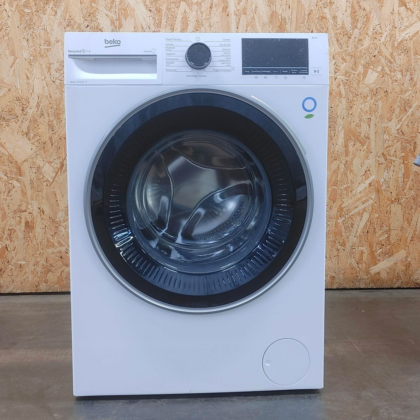 Lavatrice Beko BWT3104S Carica frontale 10 kg 1400 giri/min Nero, Bianco