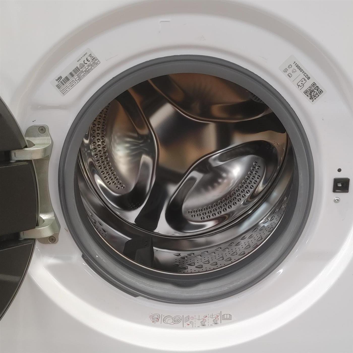 Lavatrice Beko BWT3104S Carica frontale 10 kg 1400 giri/min Nero, Bianco