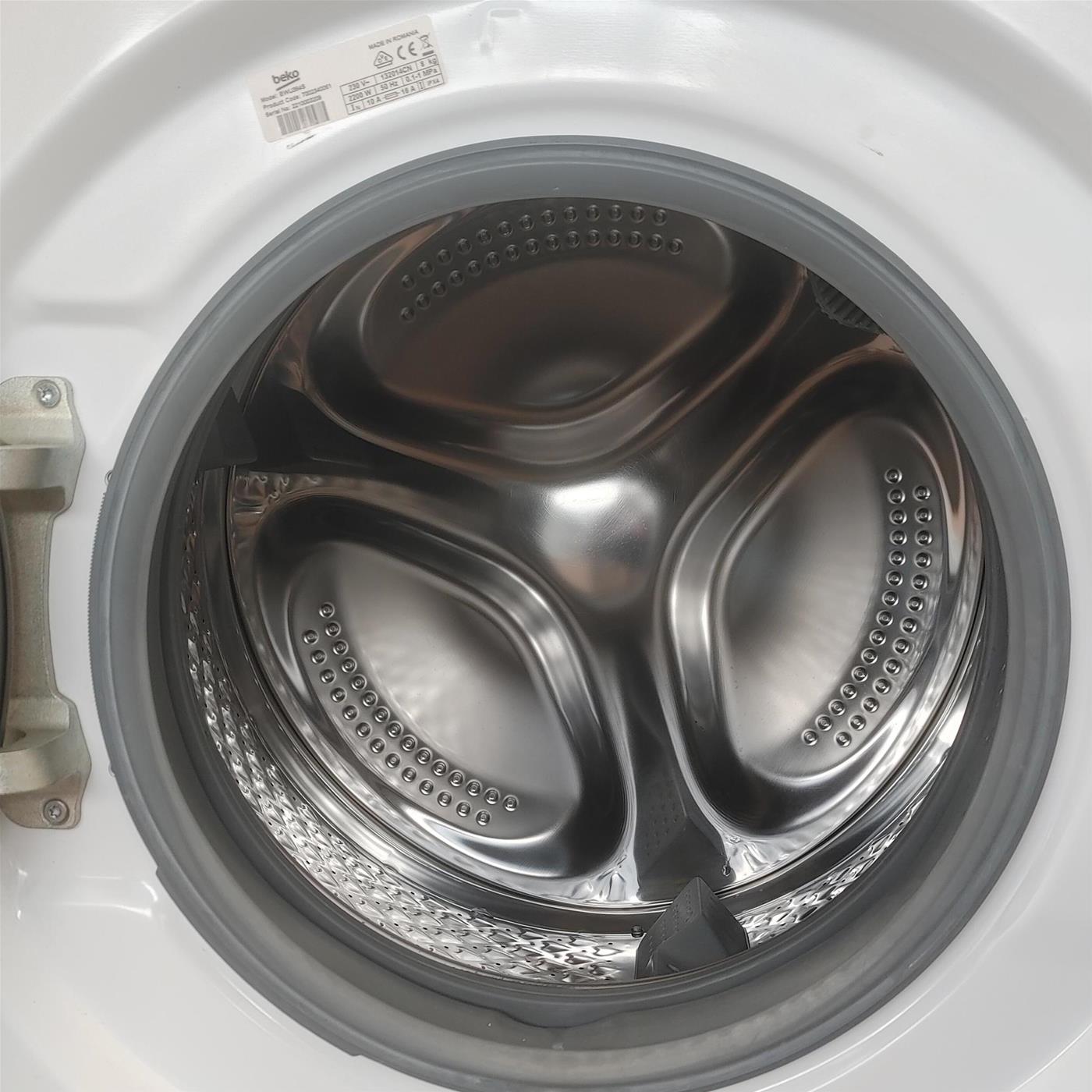 Lavatrice Beko b300 BWU384S: Beyond Classe A SteamCure™ 8 Kg