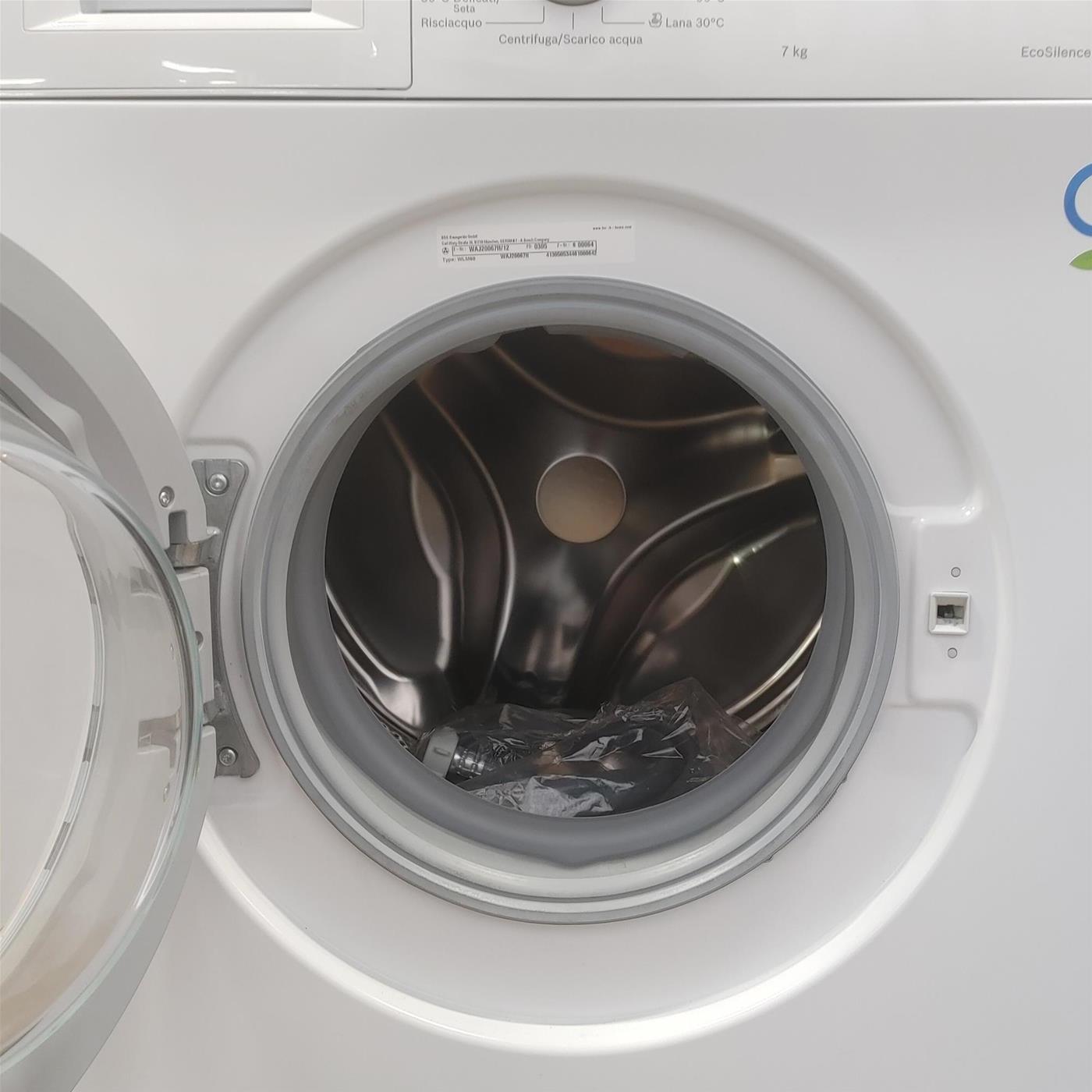 Lavatrice Bosch Serie 2 WAJ20067II Carica frontale 7 kg 1000 giri Bianco