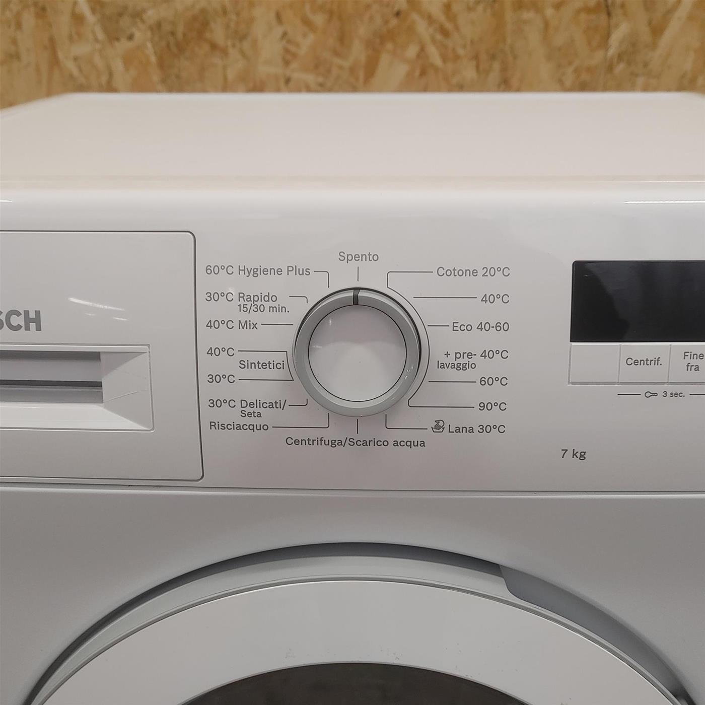 Lavatrice Bosch Serie 2 WAJ20067II Carica frontale 7 kg 1000 giri Bianco