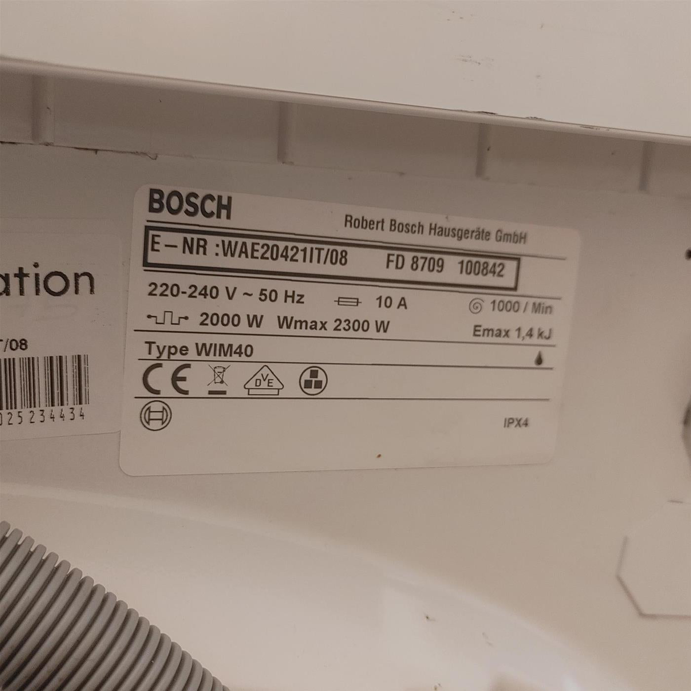 Lavatrice Bosch WAE20462IL 7 Kg