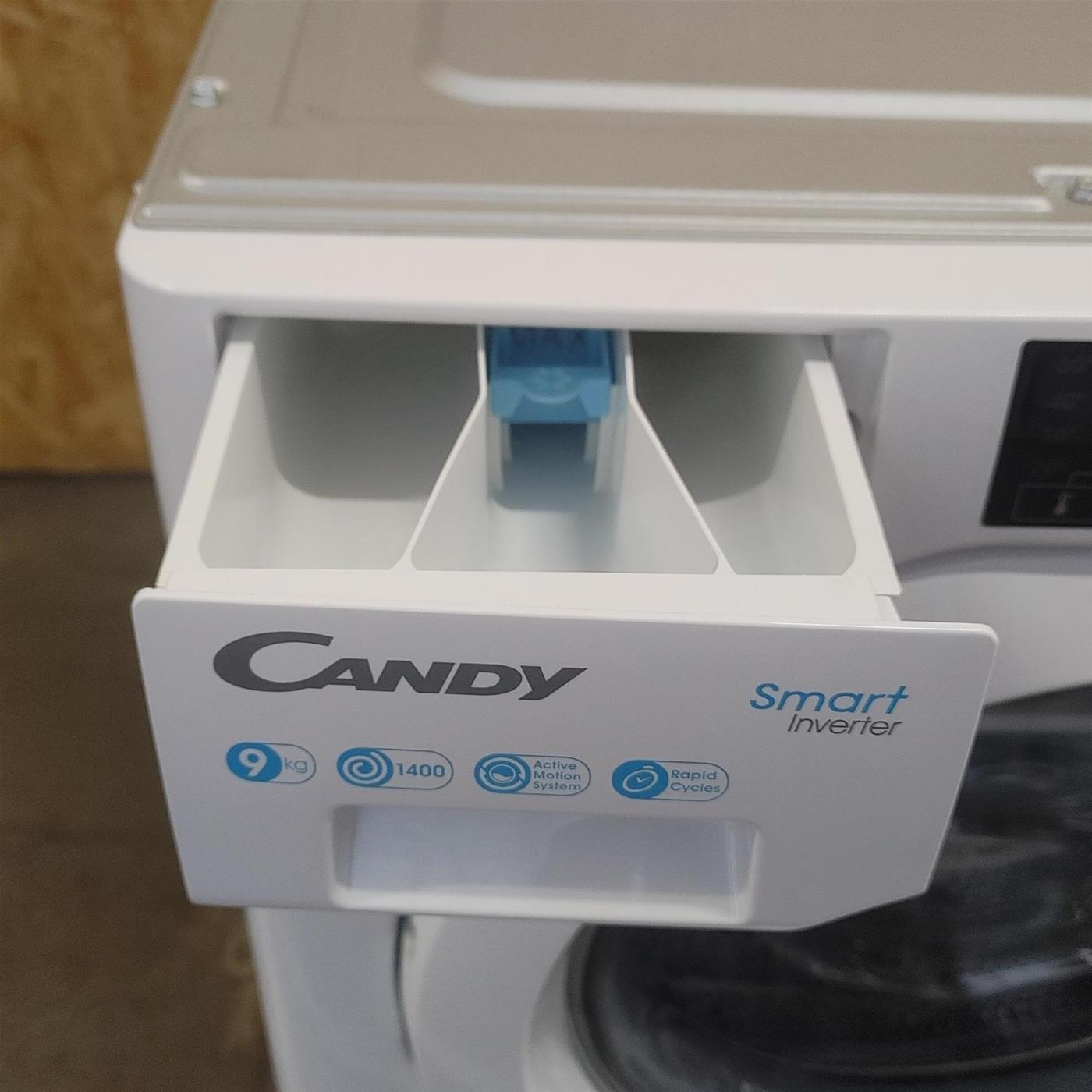 Candy Smart Inverter CBWO 49TWME-S lavatrice Caricamento frontale 9 kg 1400 Giri/min Bianco